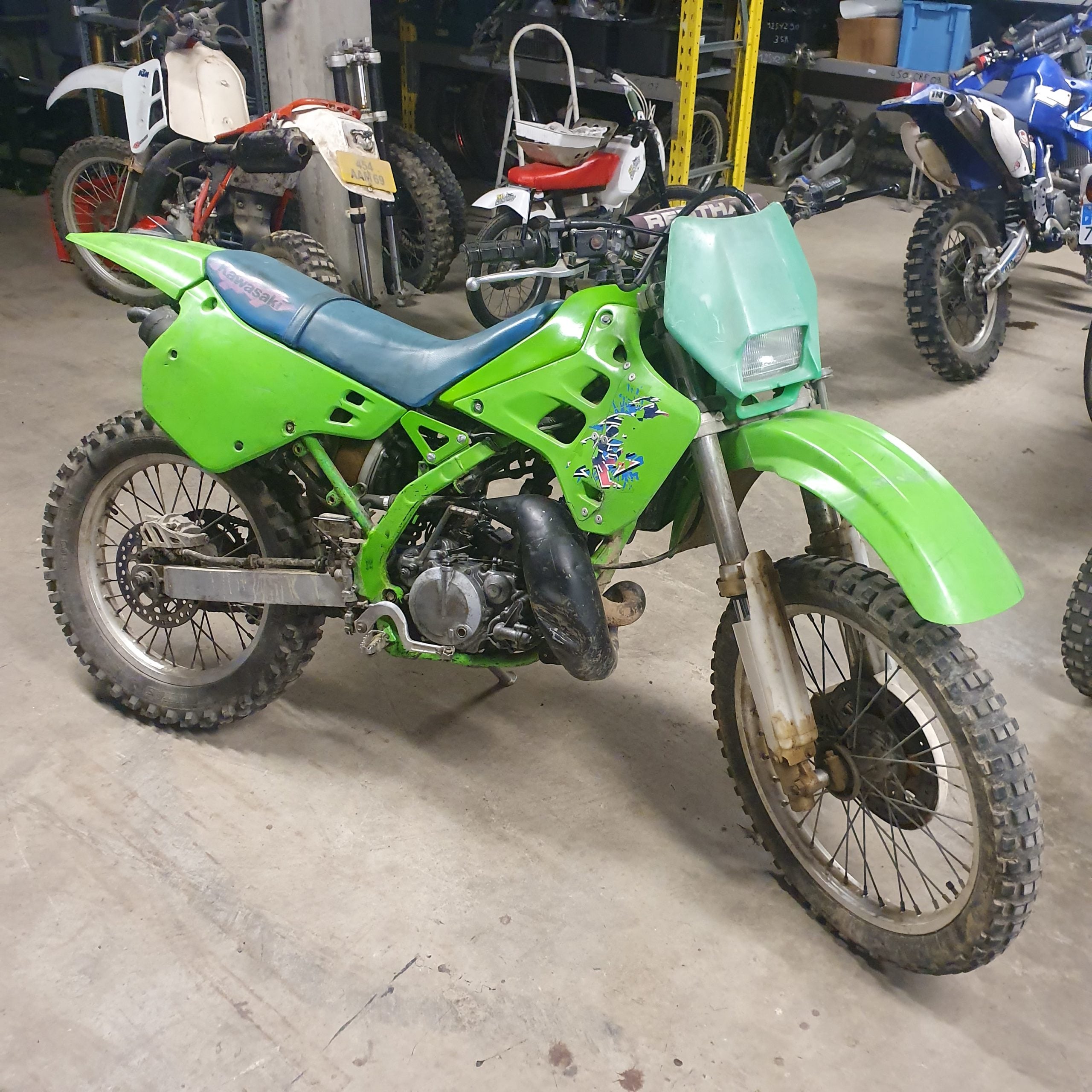 kawasaki 125 kdx 1991