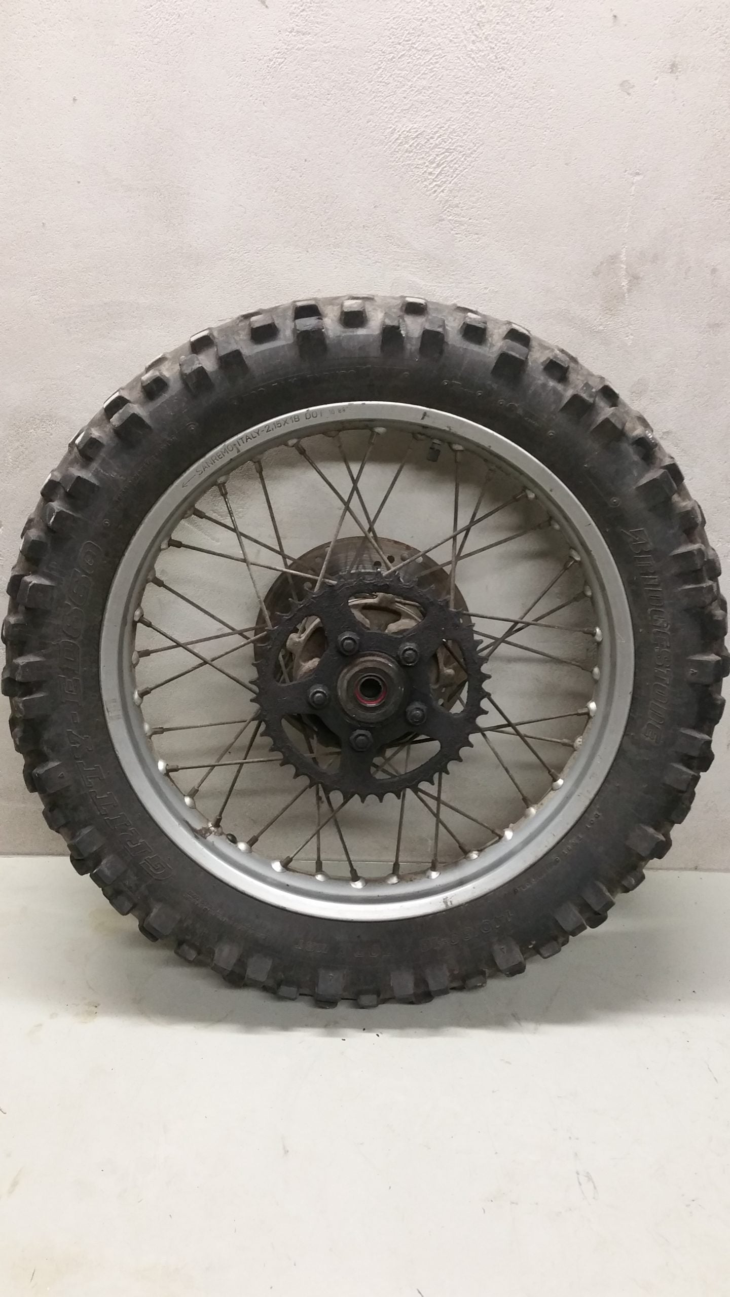 Roue arriere honda 125 crm