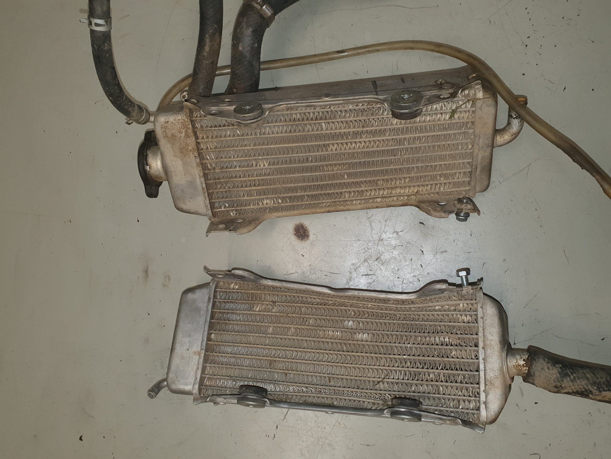 paire de radiateur suzuki 125 rm-2
