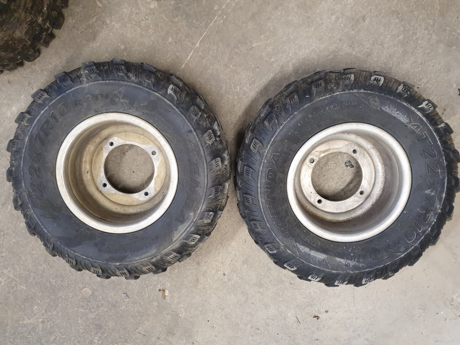 Paire de roues avant polaris 500 predator-2