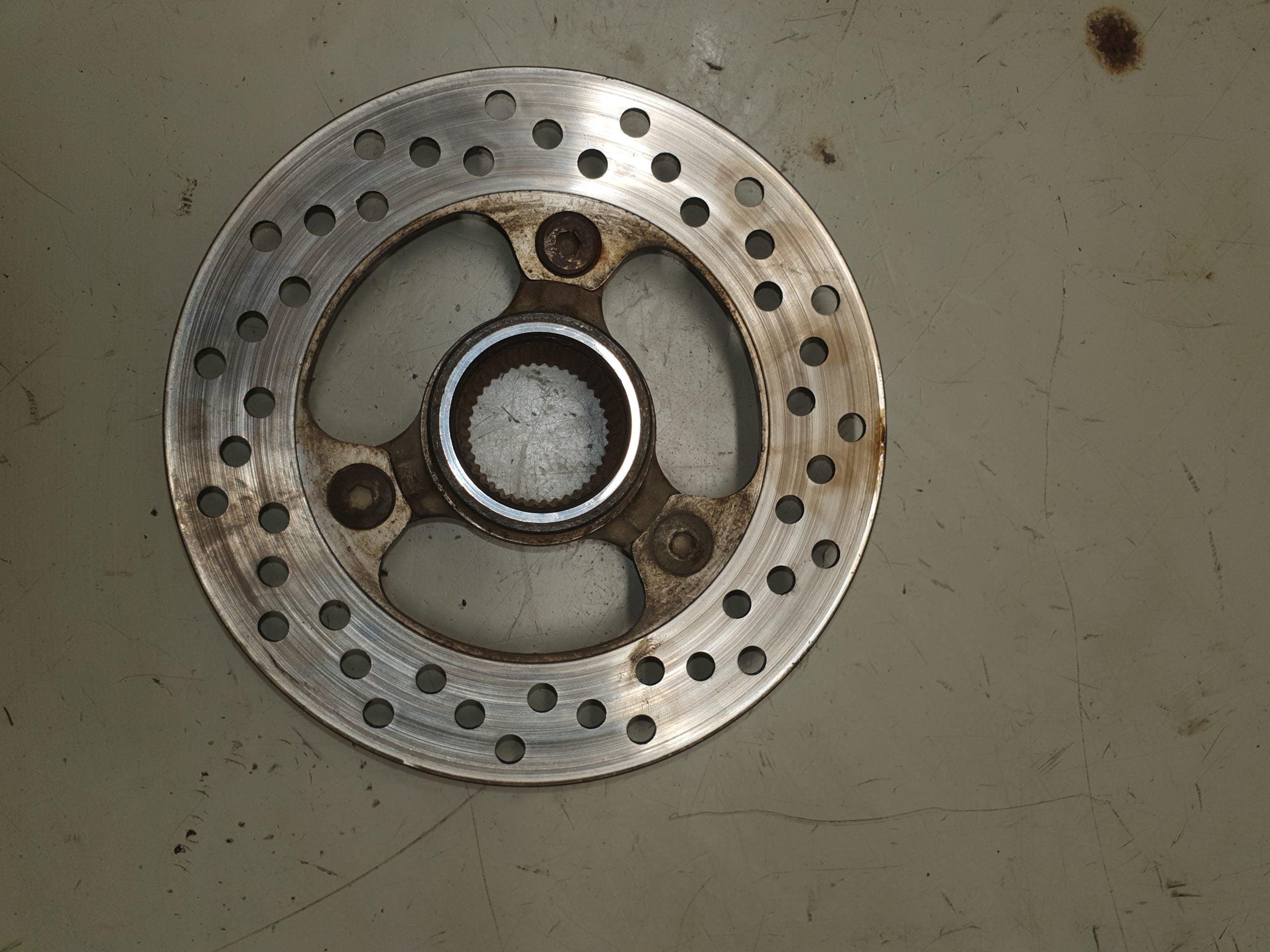 Disque et support suzuki 450 ltr