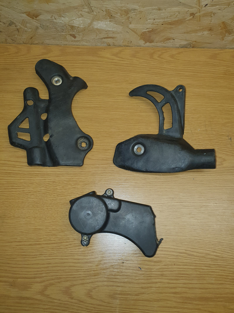 Plastiques protection de cadre ktm 400 exc 2002-1
