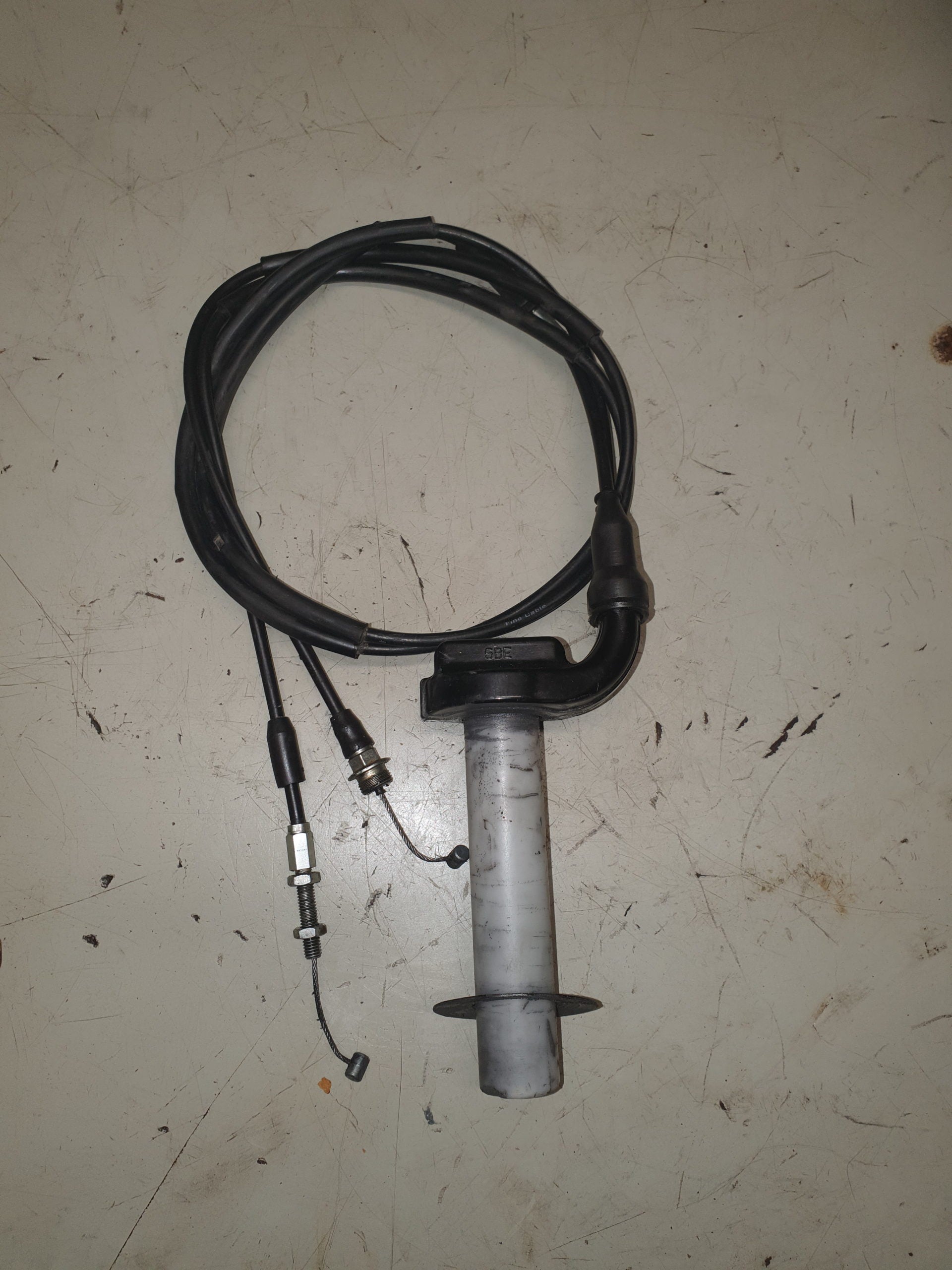 Cable et poignée d'accélérateur yamaha 400 wrf-1