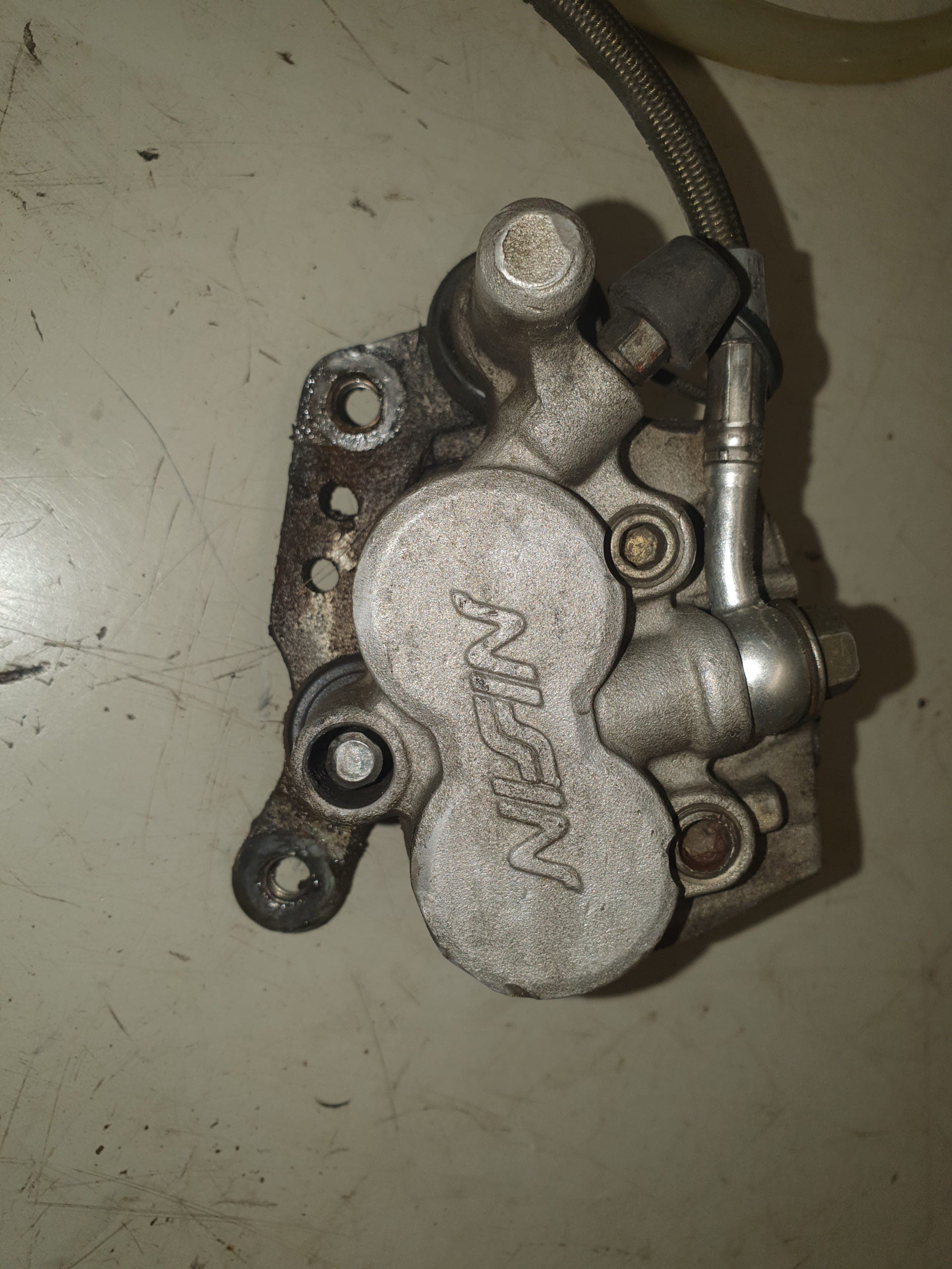étrier avant yamaha 400 wrf