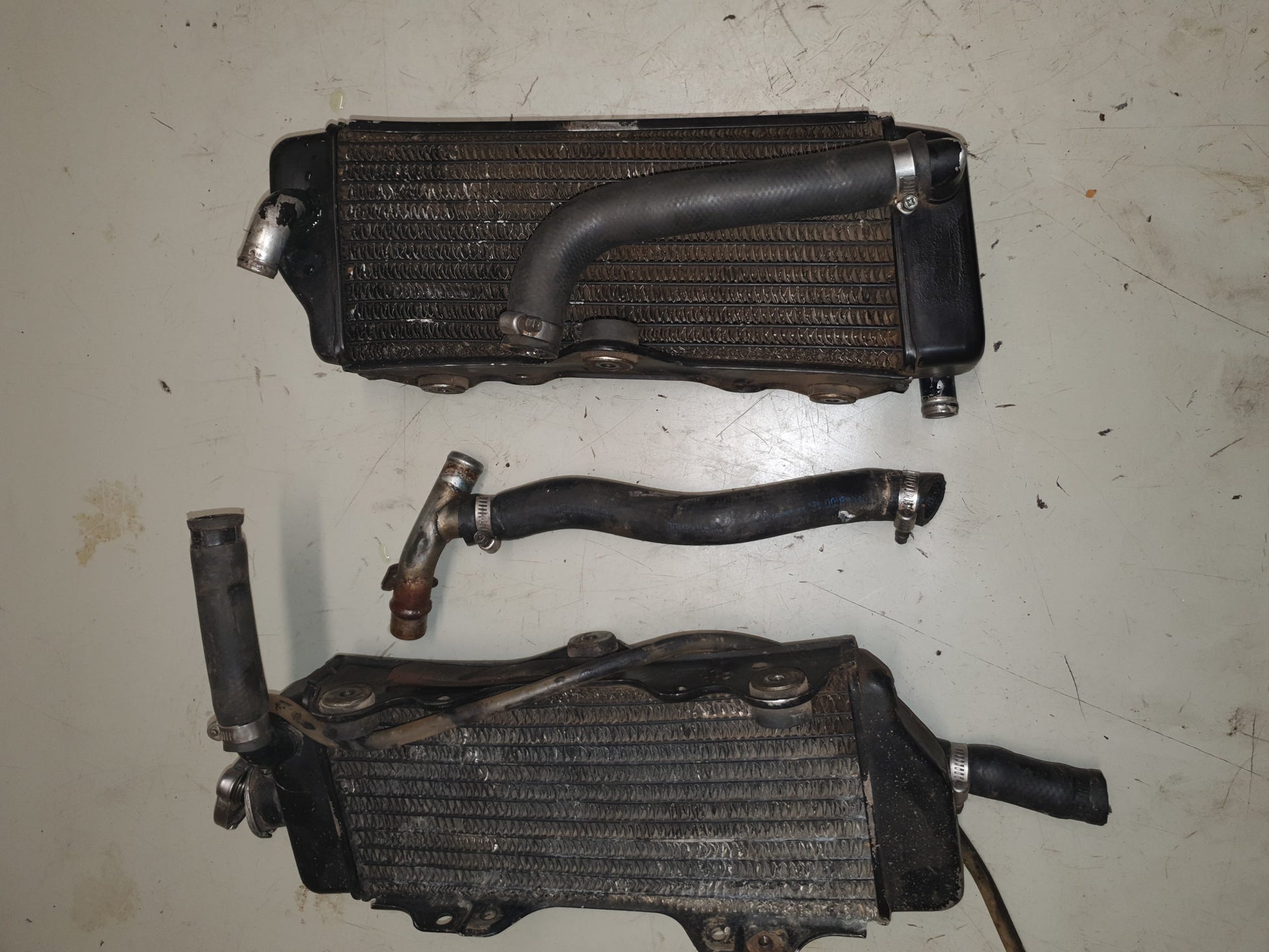 Paire de radiateurs yamaha 400 wrf-1