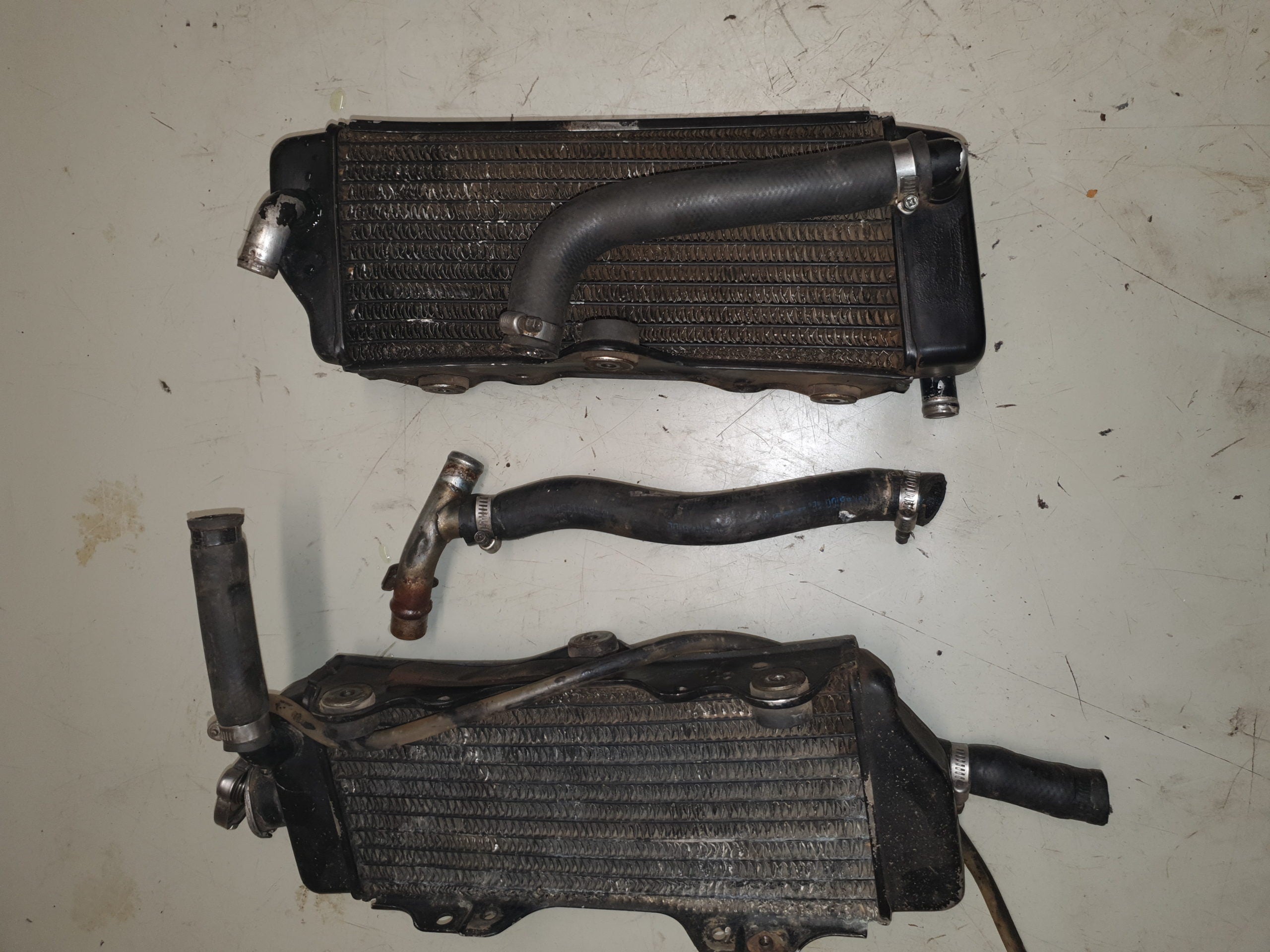Paire de radiateurs yamaha 400 wrf