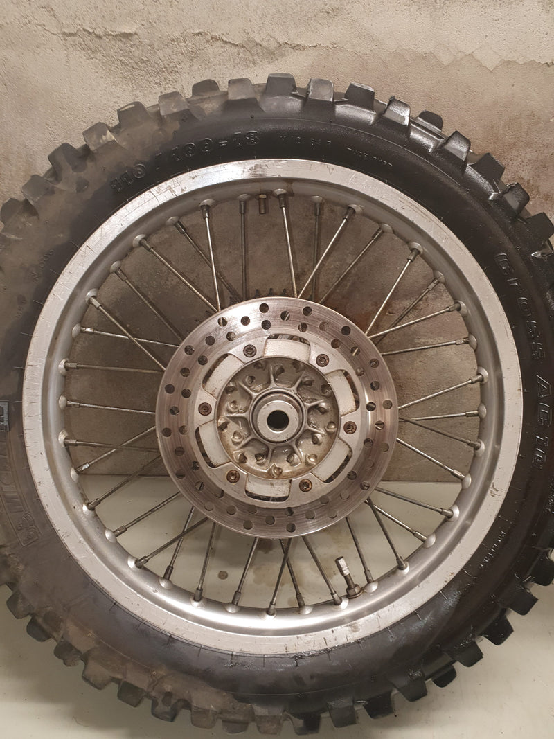 Roue arrière 18 pouces yamaha 400 wrf-1