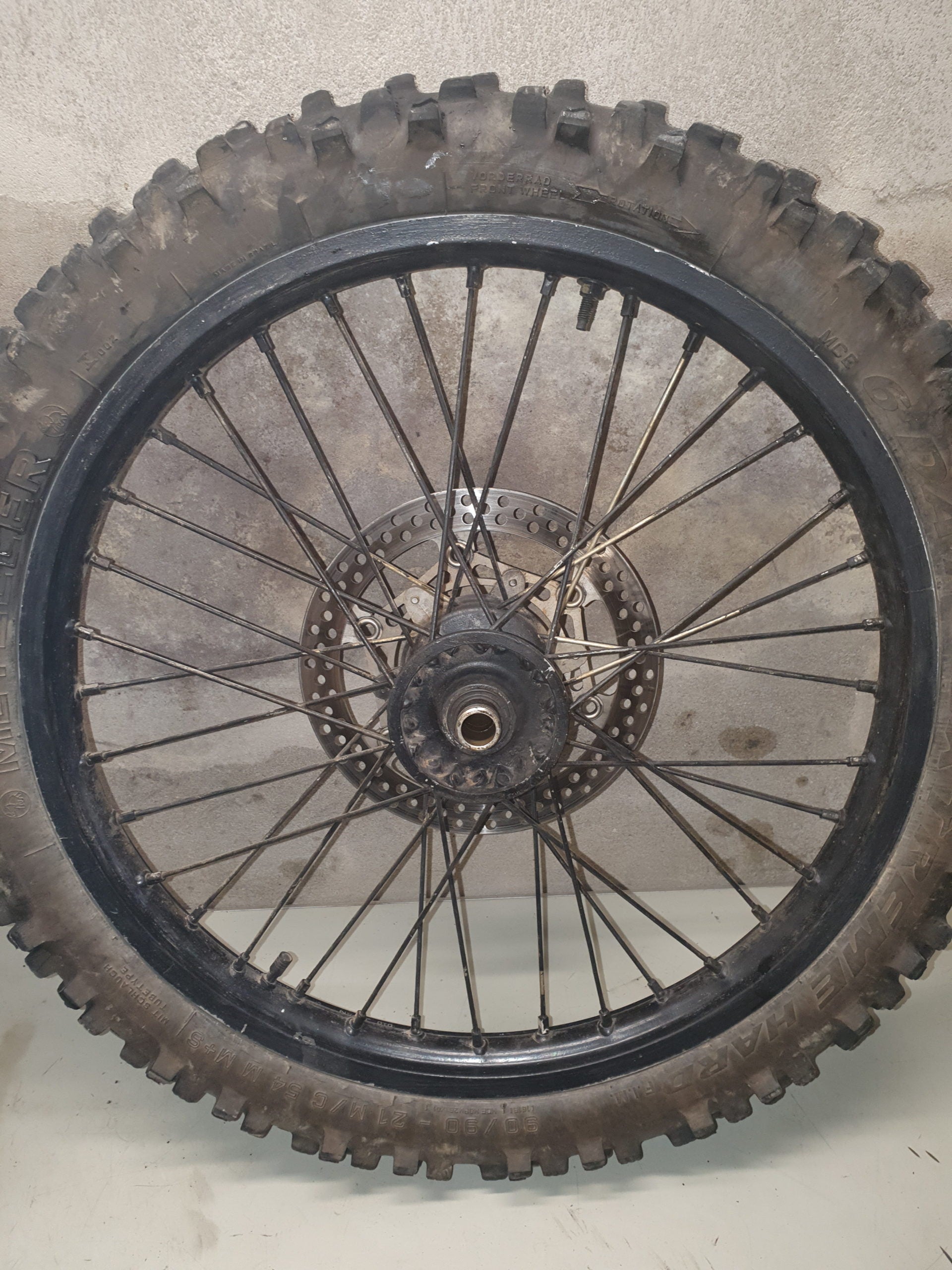 Roue avant yamaha 400 wrf-2