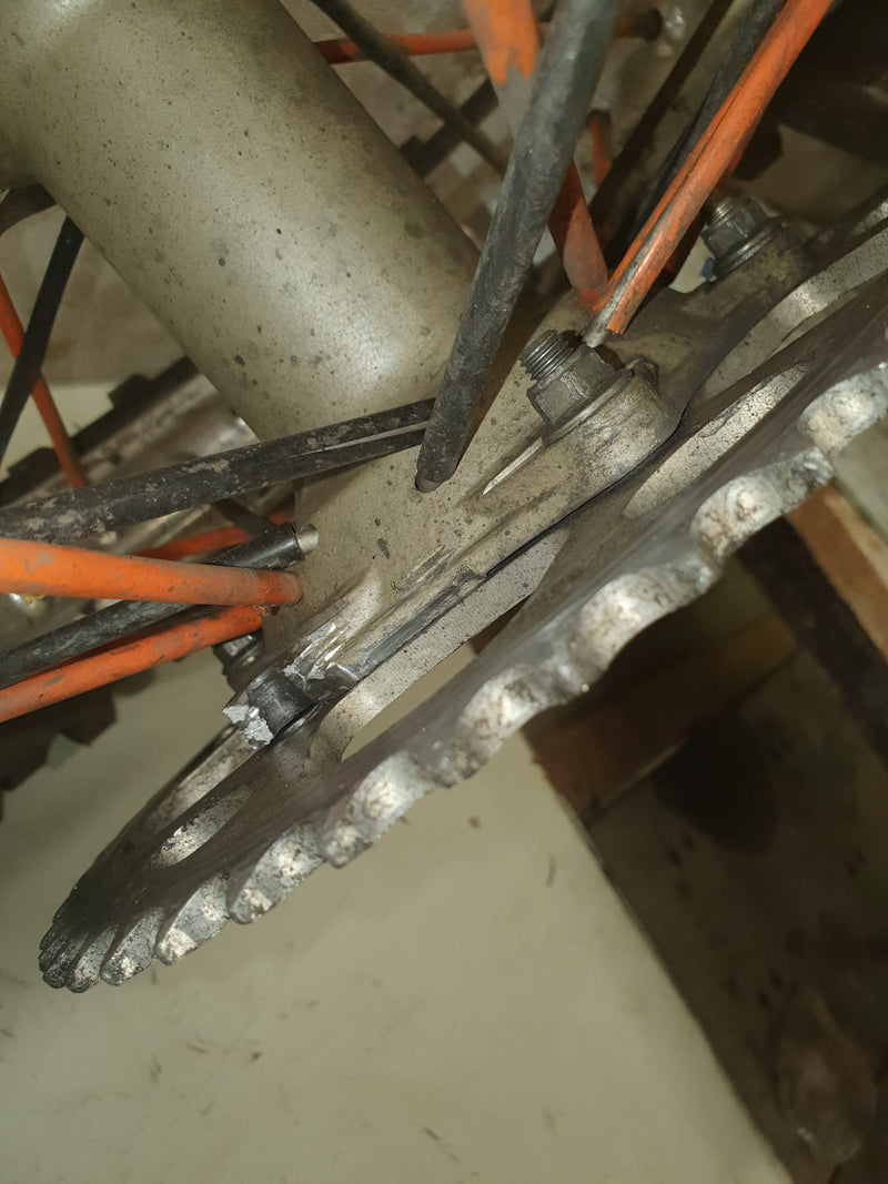 roue arrière en l'état ktm 450 sxf 2003-3
