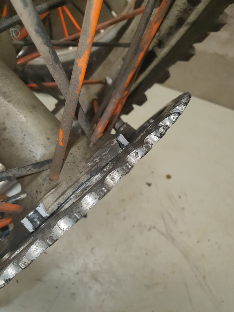 roue arrière en l'état ktm 450 sxf 2003-2