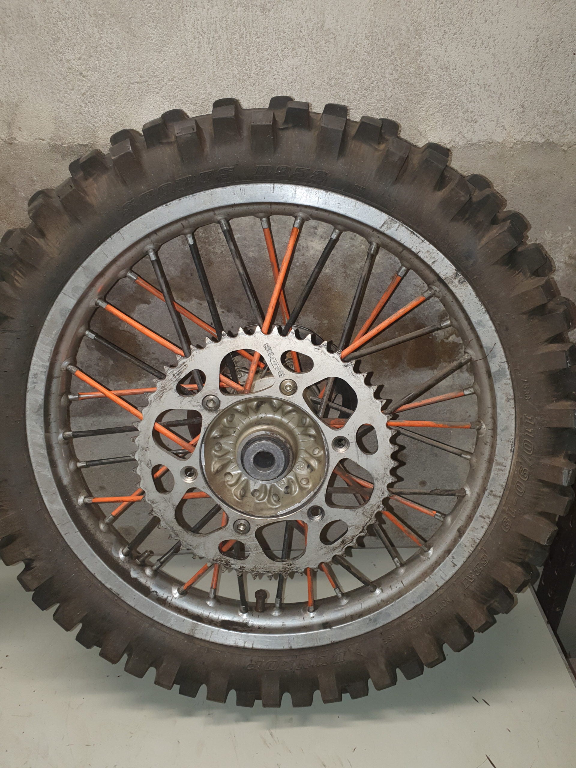 roue arrière en l'état ktm 450 sxf 2003-1