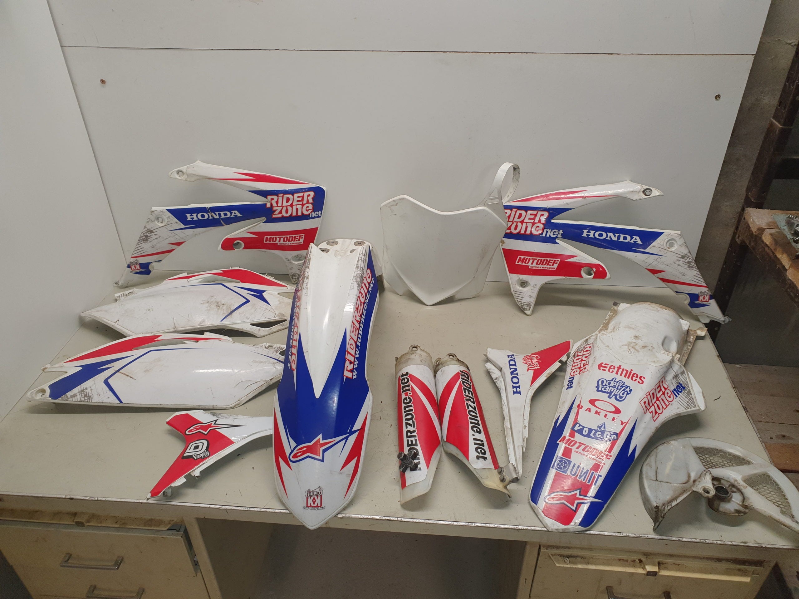 Kit plastique honda 450 crf 2009