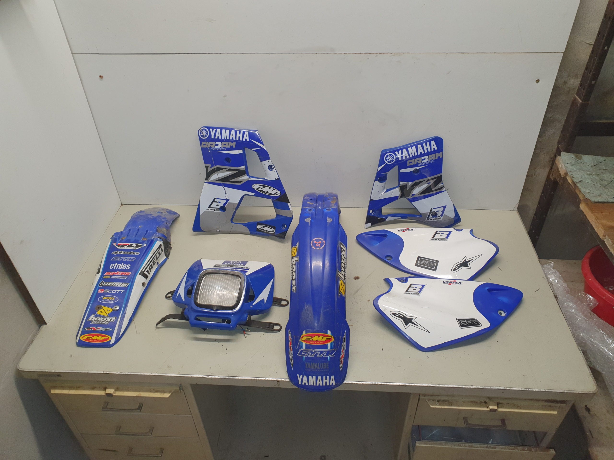 kit plastique yamaha 125 yz 1992