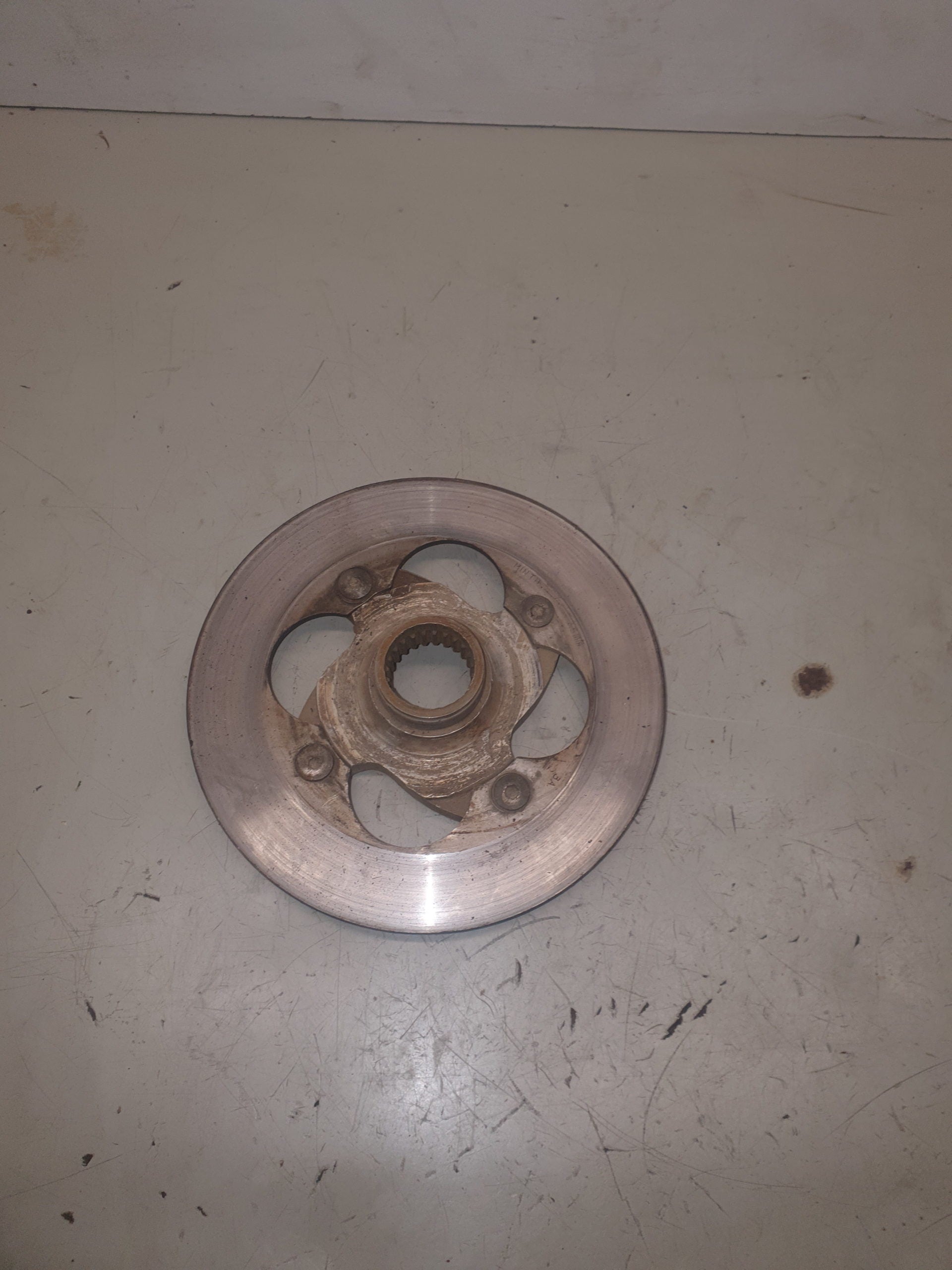 support et disque arrière suzuki 400 ltz