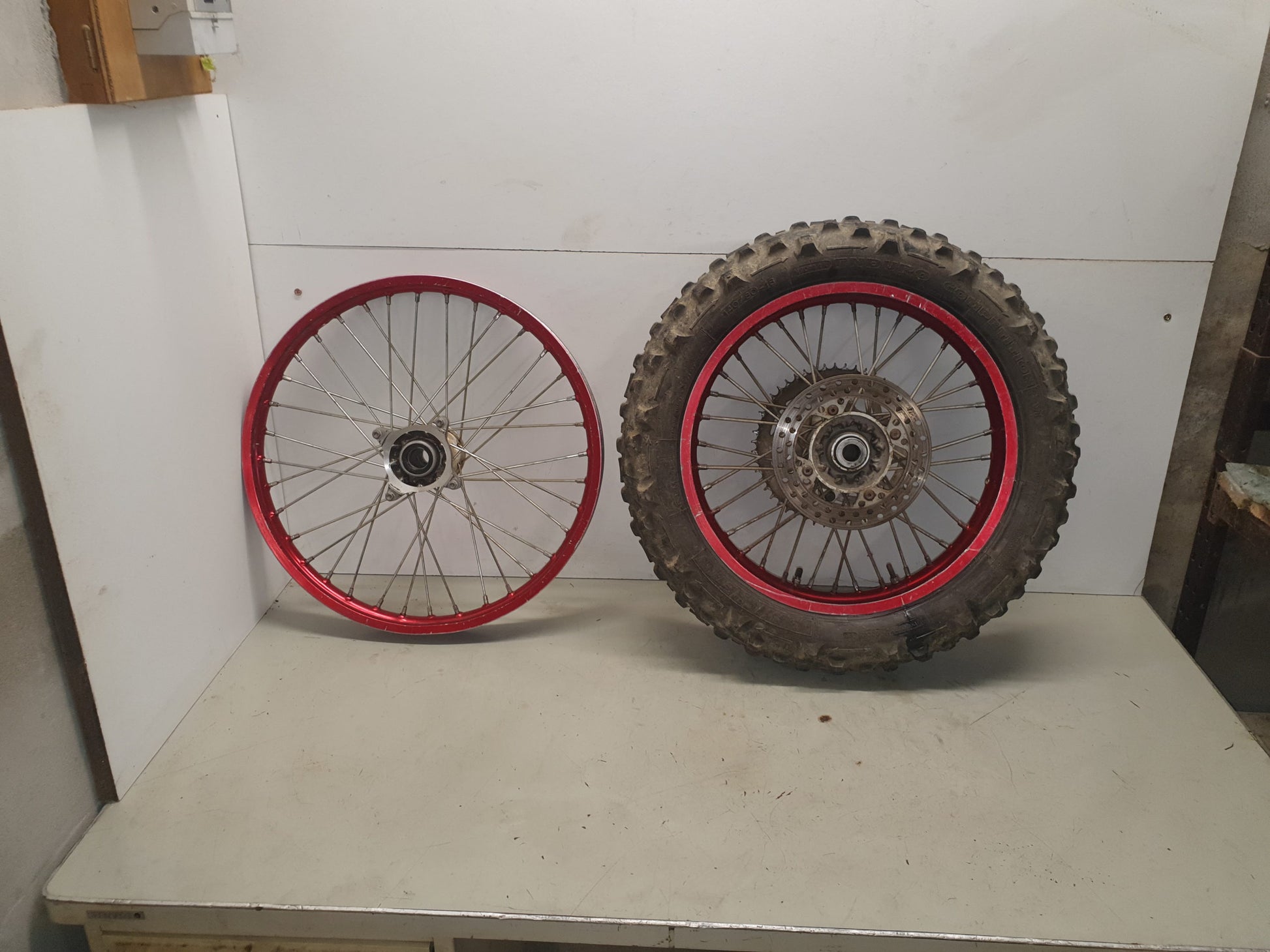 Paire de roues husqvarna 250 tc-1