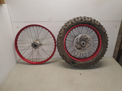 Paire de roues husqvarna 250 tc-4