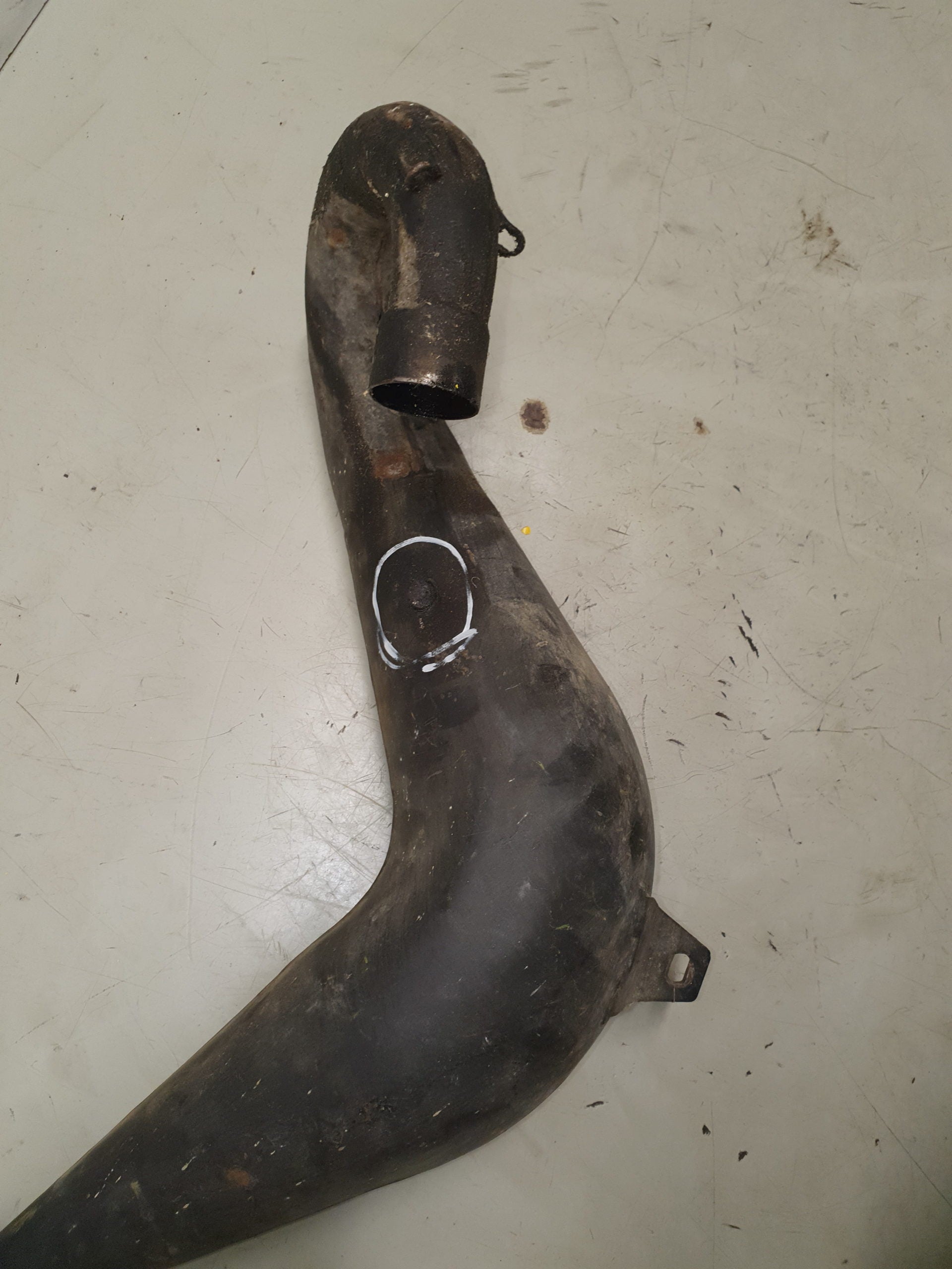 Corp echappement en état Suzuki 125 rm-3