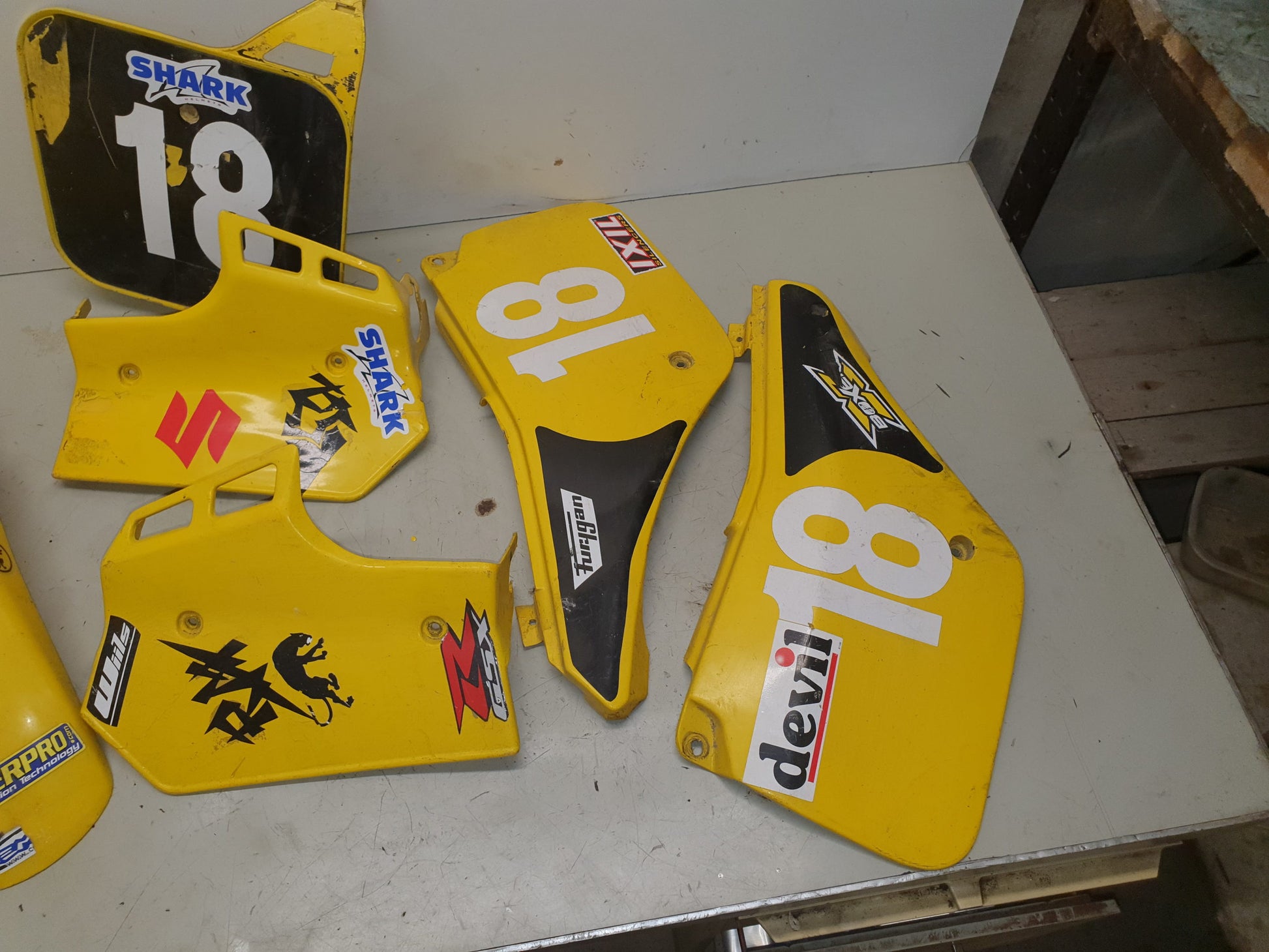 Plastique suzuki 125 rm-2