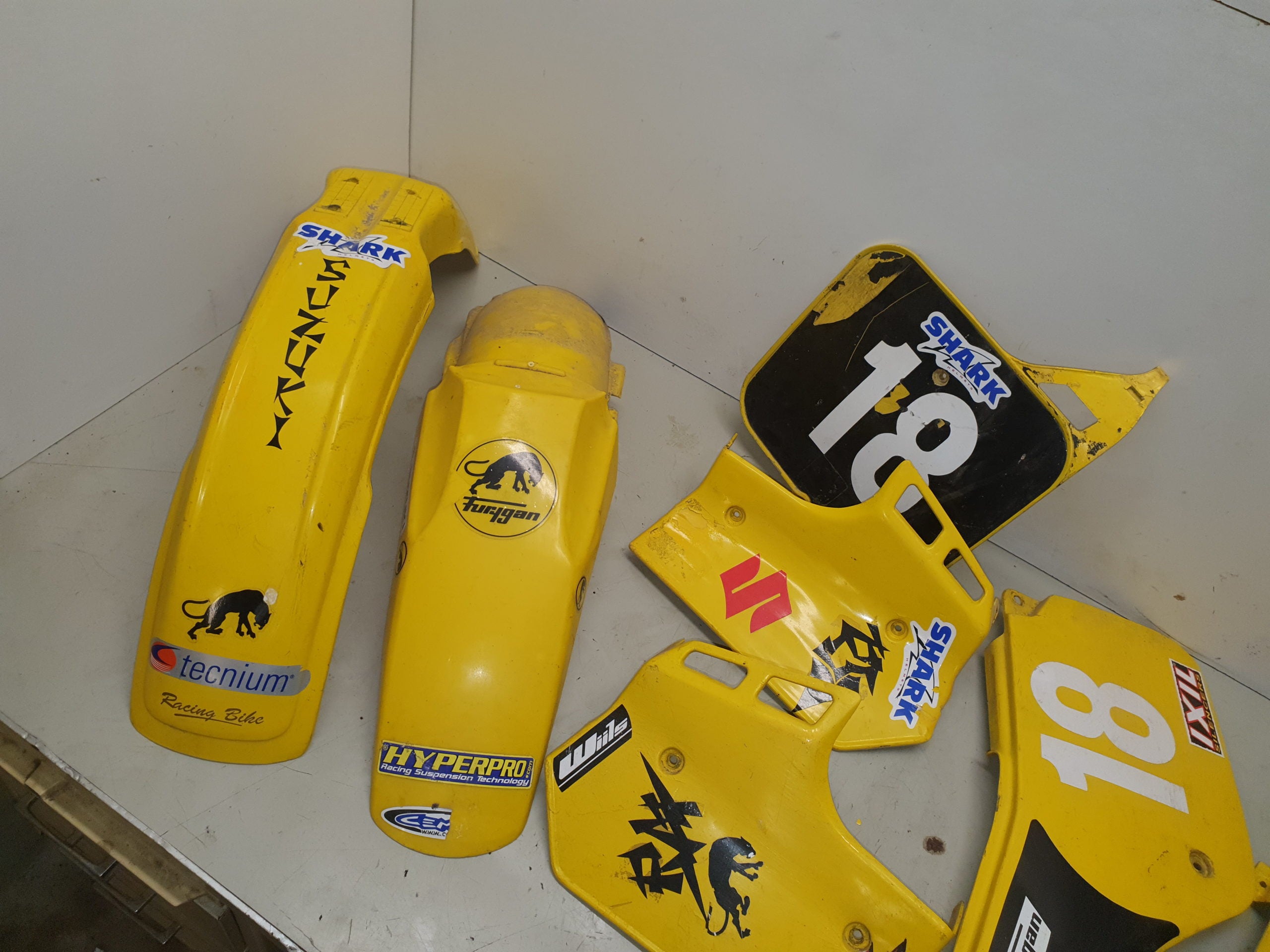 Plastique suzuki 125 rm-3