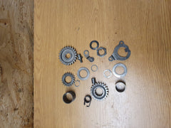 lot pignon rondelle moteur yamaha 125 yz 1992-1