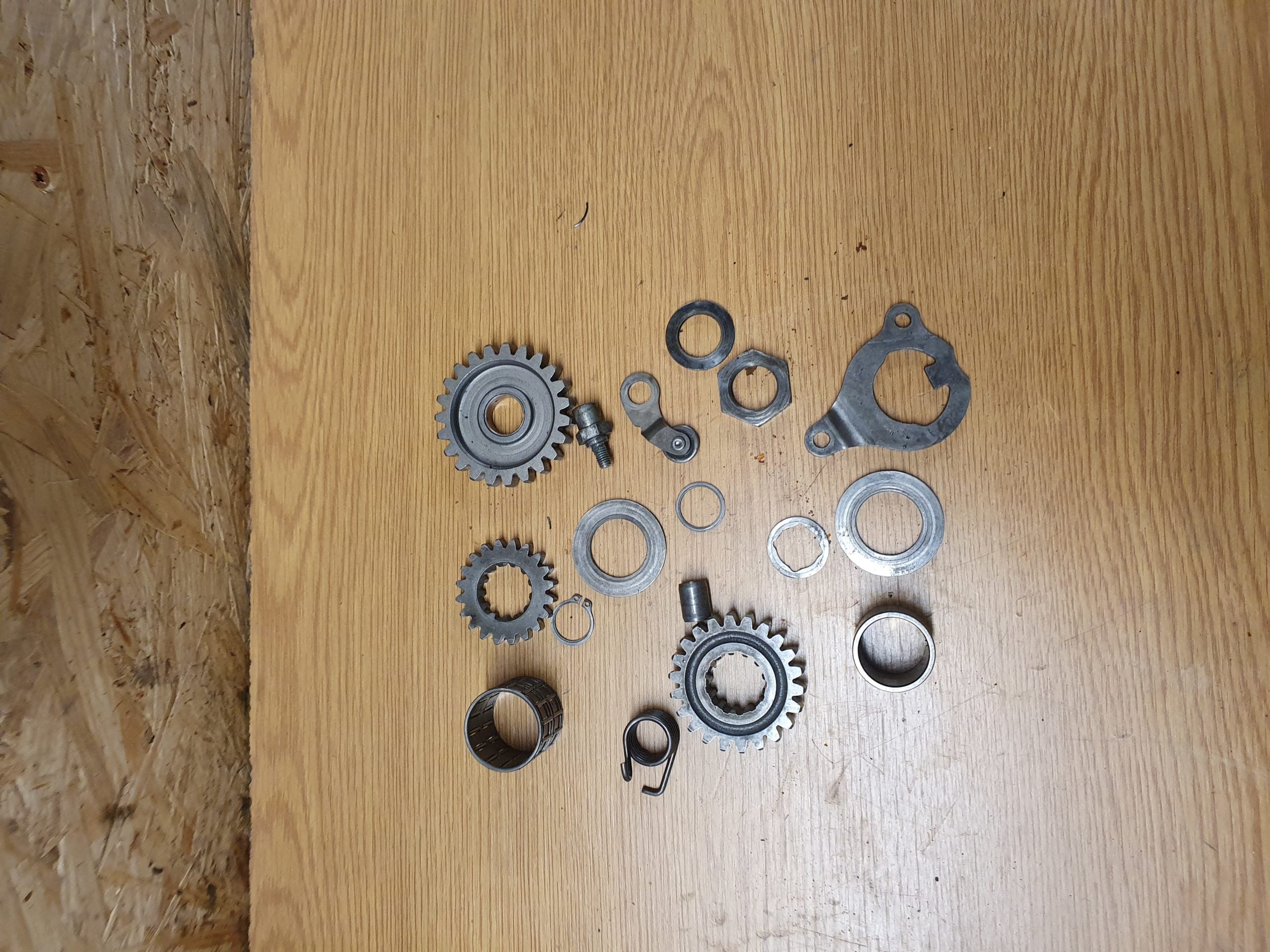 lot pignon rondelle moteur yamaha 125 yz 1992