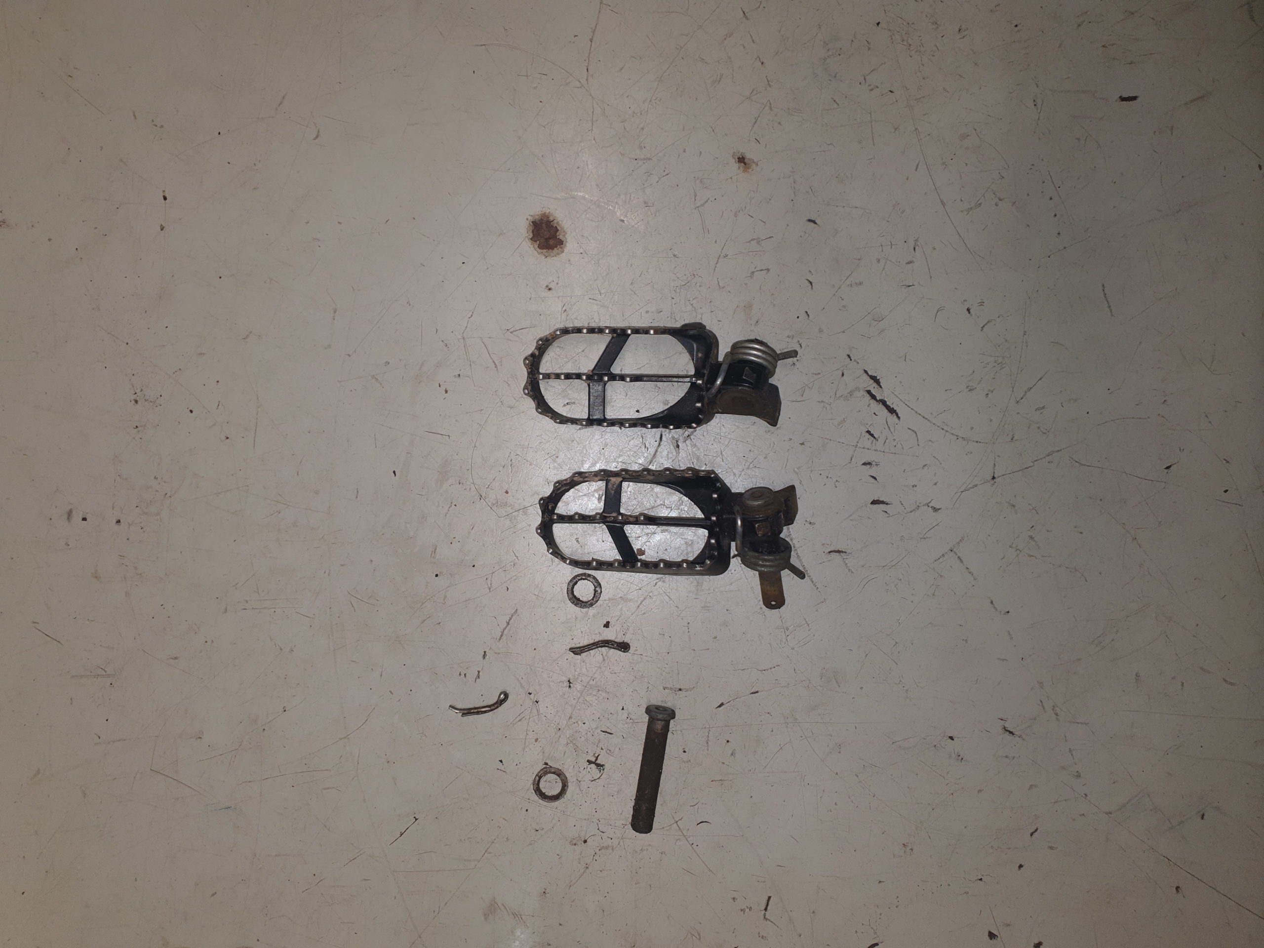 paire de cales pieds kawasaki 250 kxf