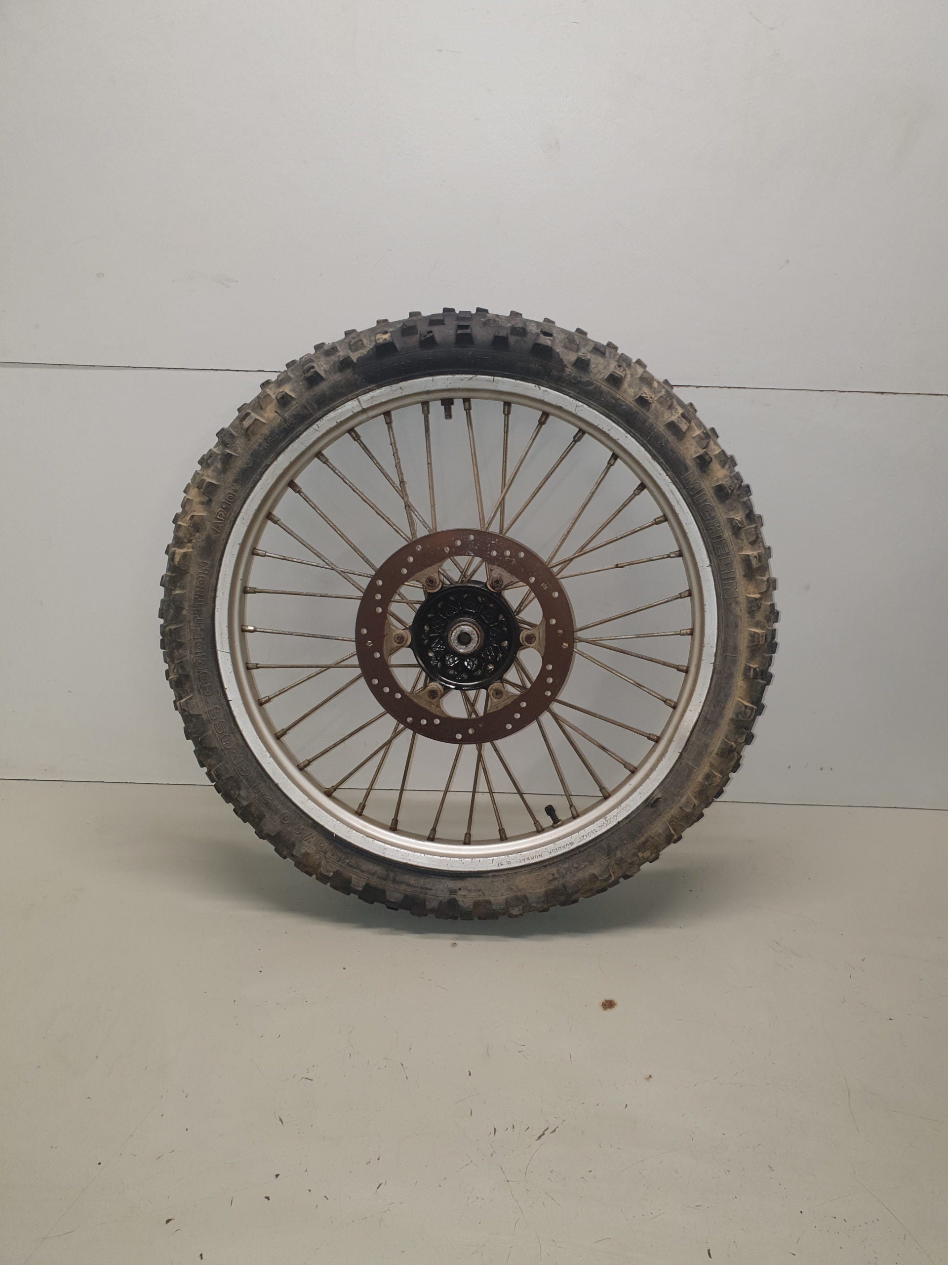roue avant ktm 250 gs 1988 cerclage fissurer