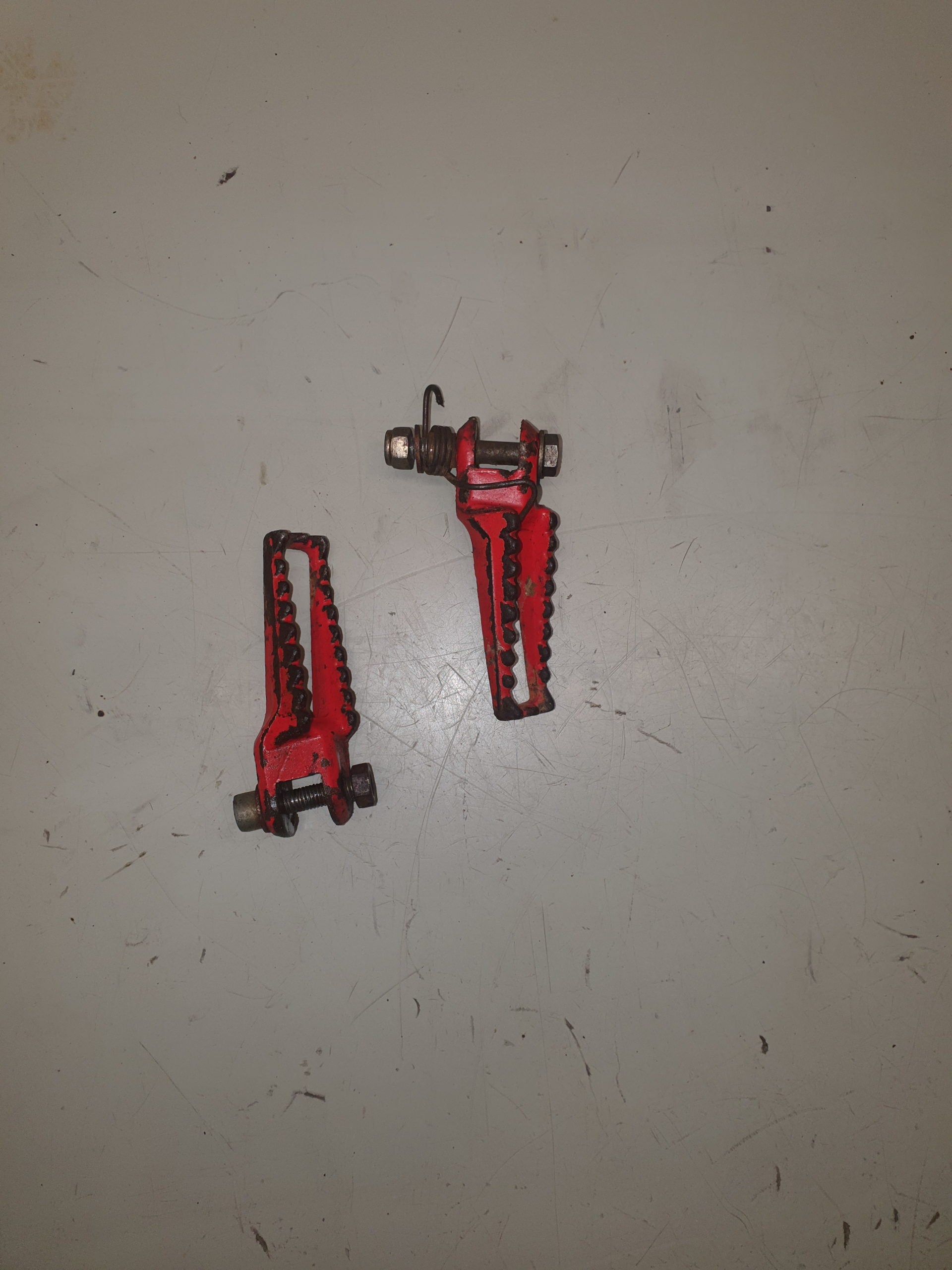 cales pieds ktm 250 gs 1988