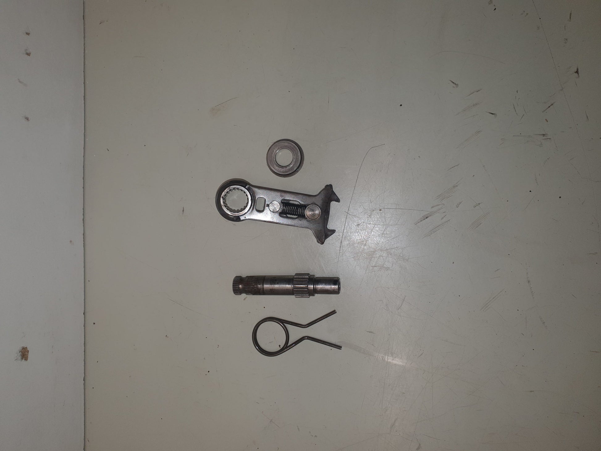 axe de selecteur ktm 250 gs 1988-1