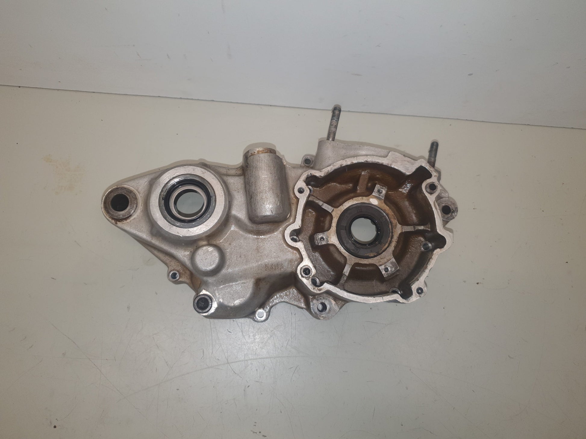 carter moteur gauche ktm 250 gs 1988-5