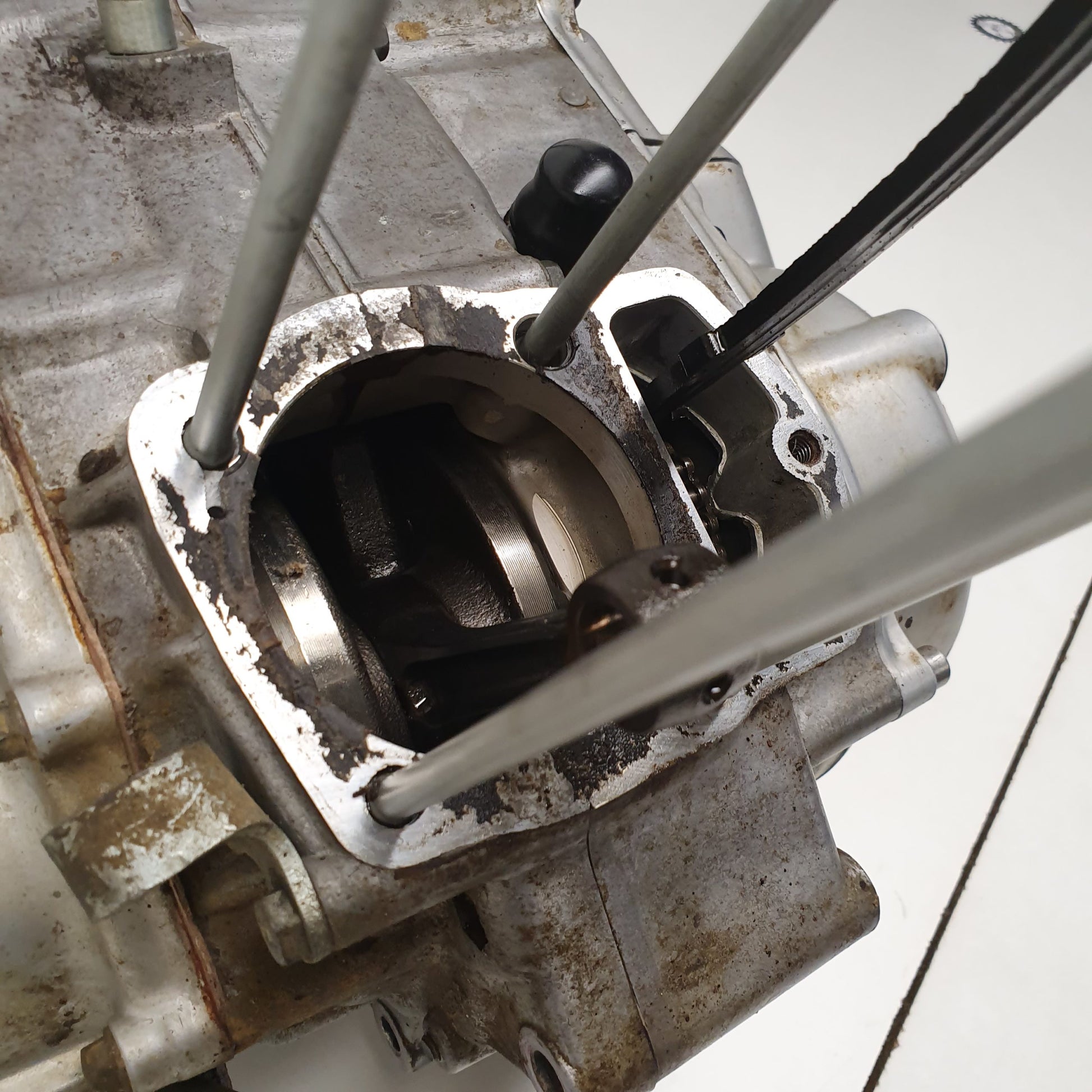 bas moteur complet honda 125 xls-4