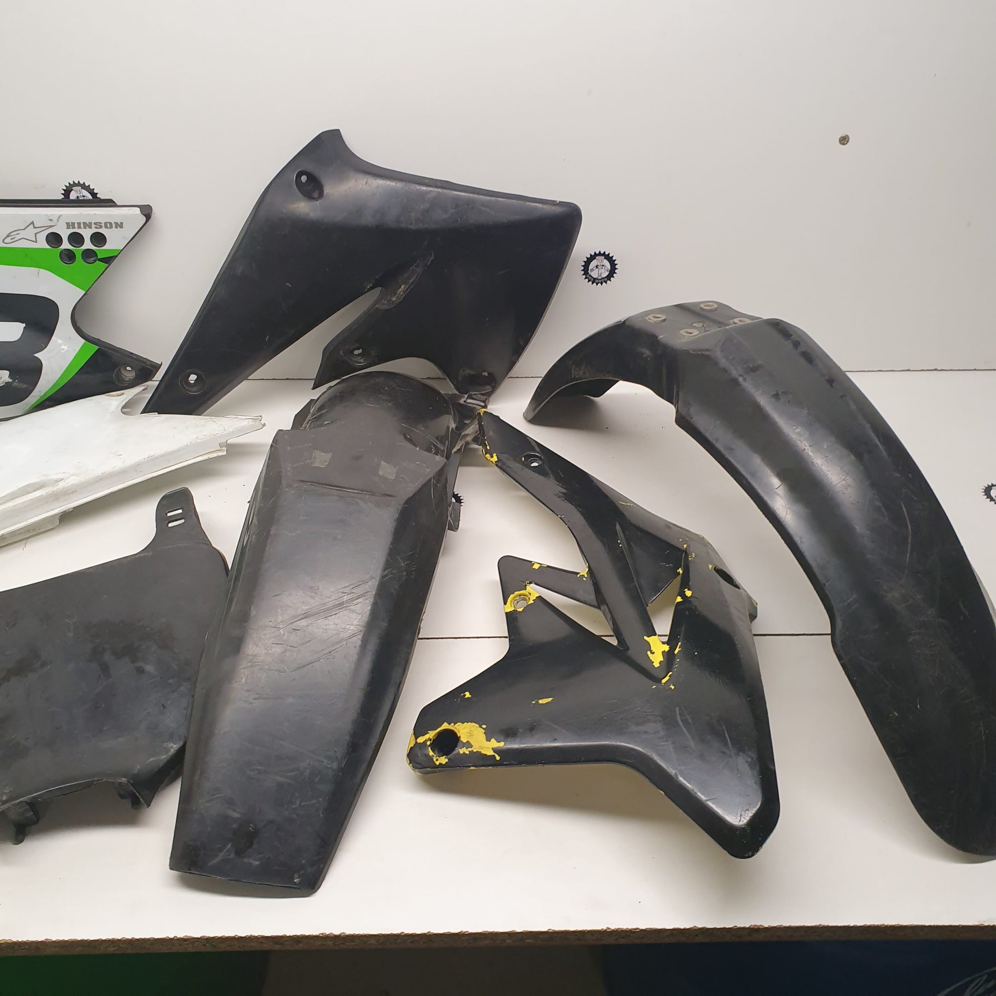 lot plastique kawasaki 250 kxf 2005-2