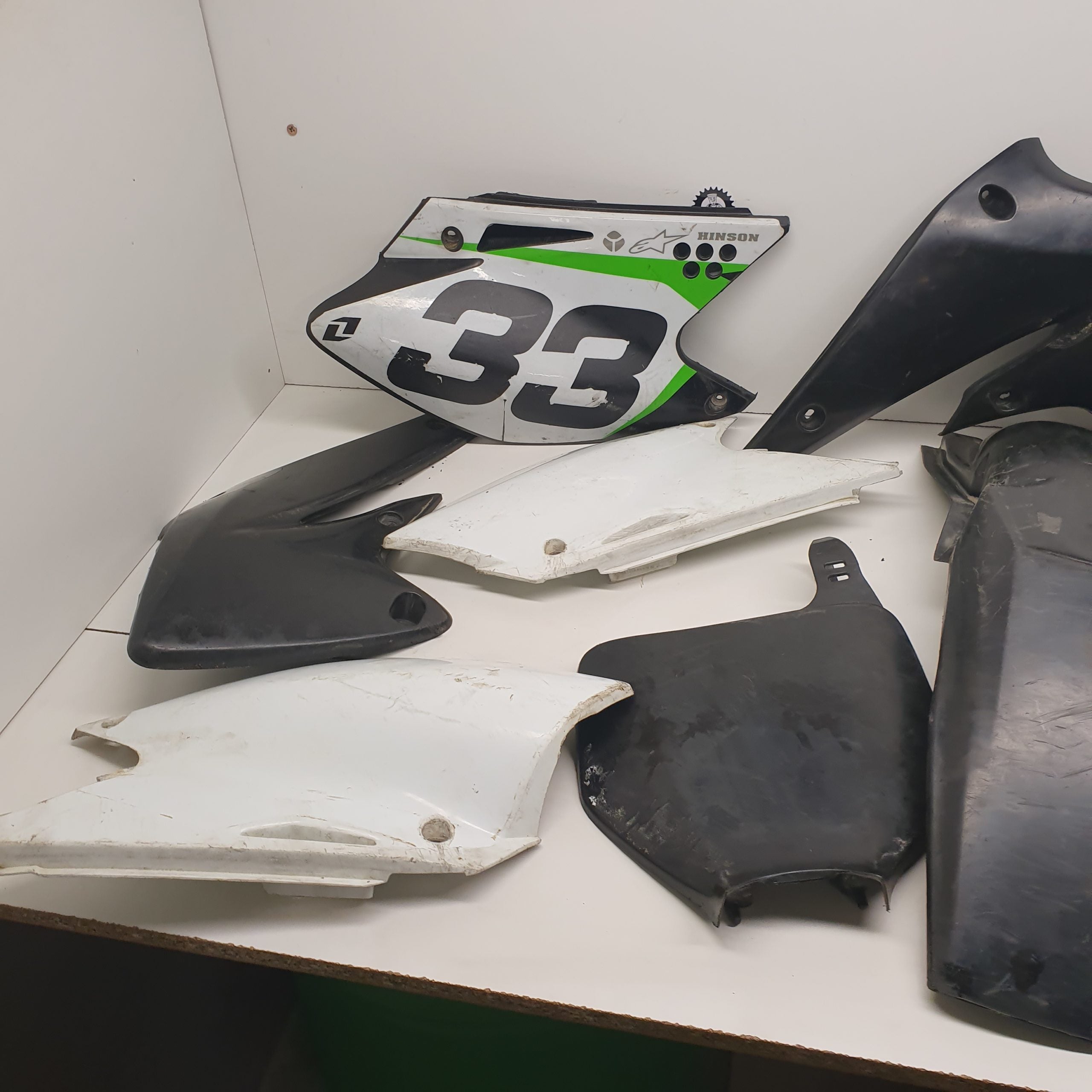 lot plastique kawasaki 250 kxf 2005-3