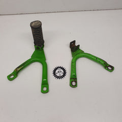 support cale pied kawasaki 125 kdx 1991-1