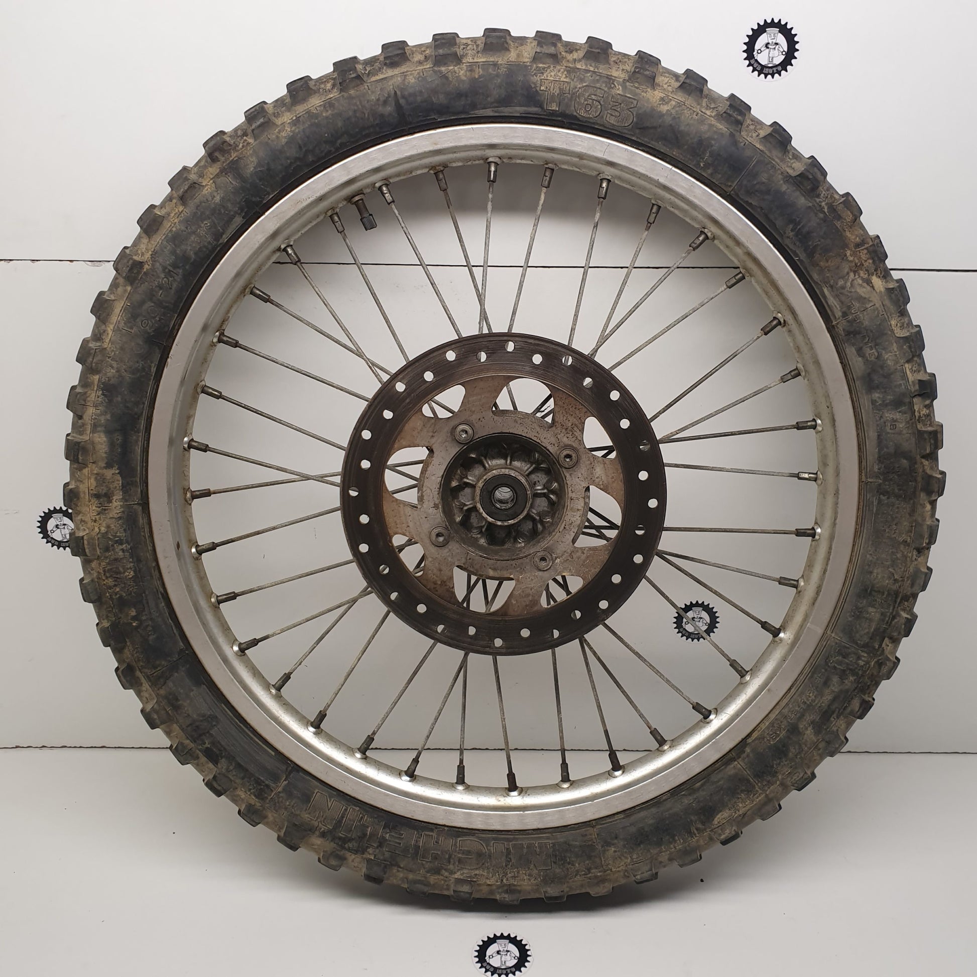 roue avant kawasaki 125 kdx 1991-1