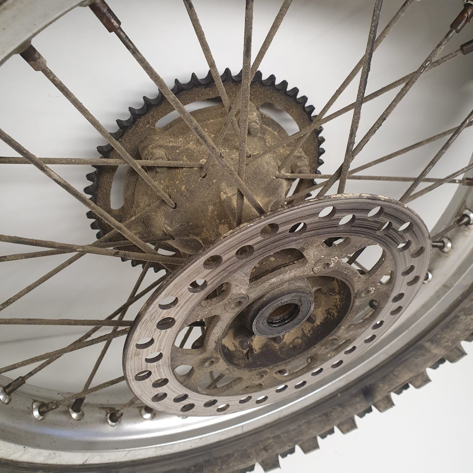 roue arrière kawasaki 125 kdx 1991-3