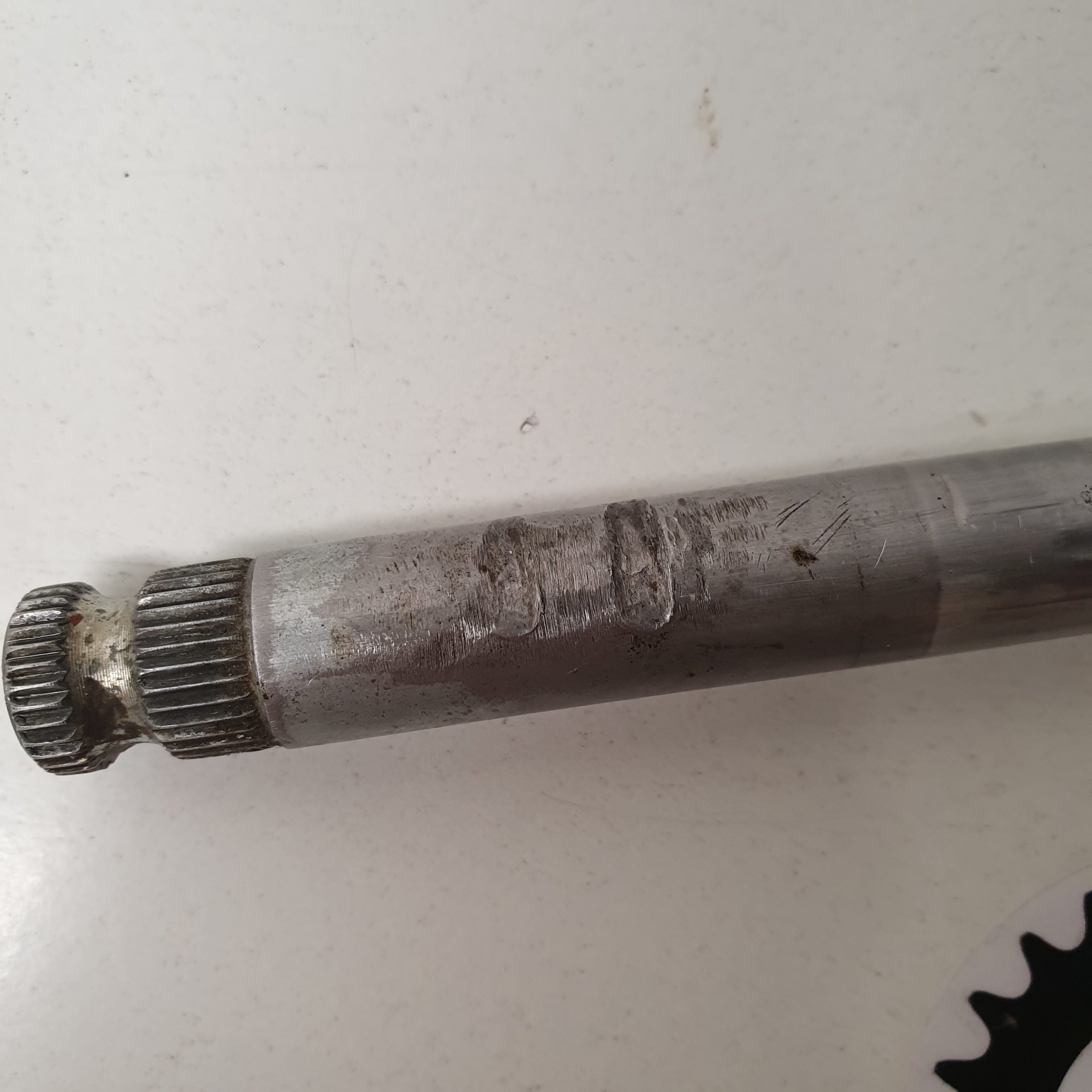axe de selecteur en l'état honda 450 trx