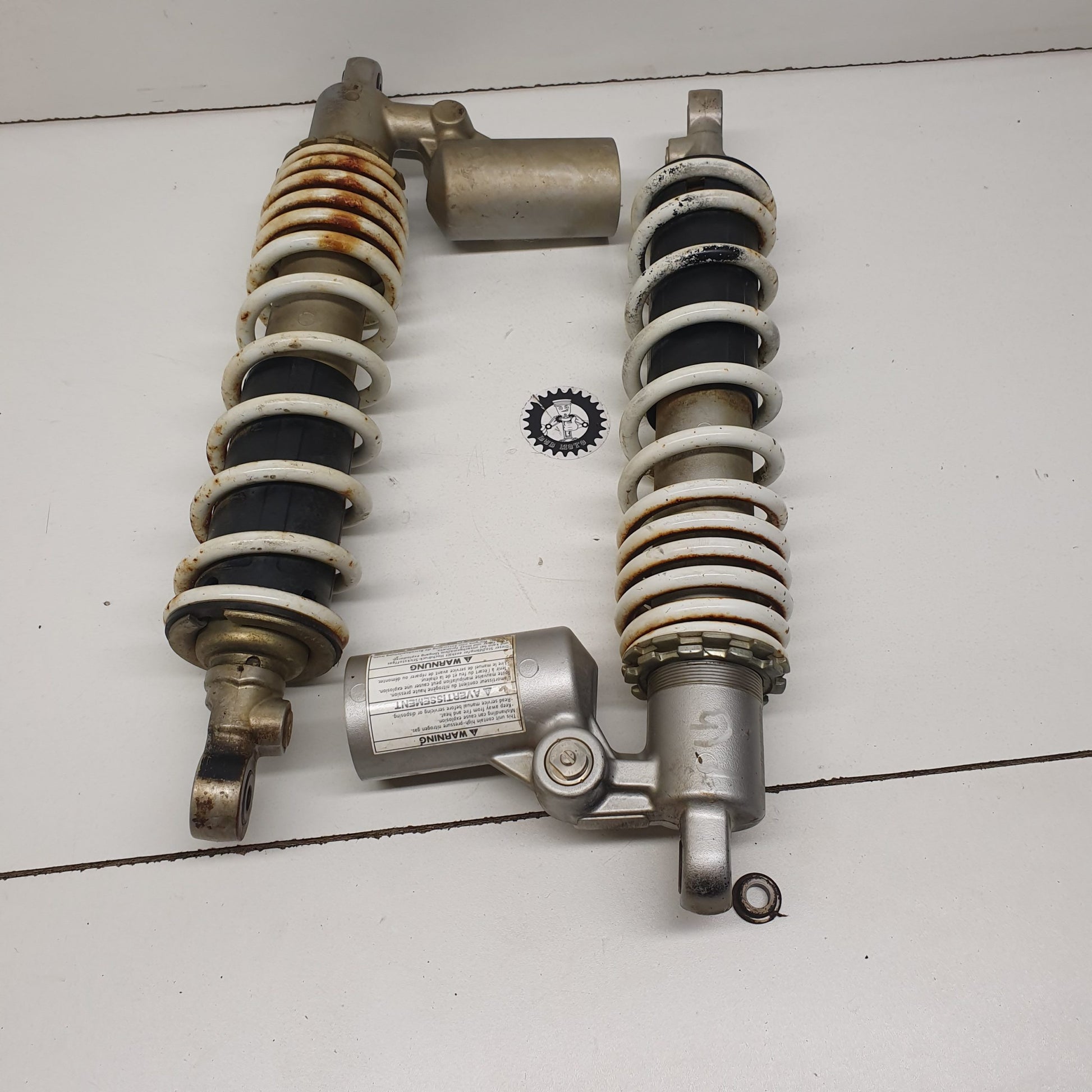 paire amortisseurs avant suzuki 450 ltr-1