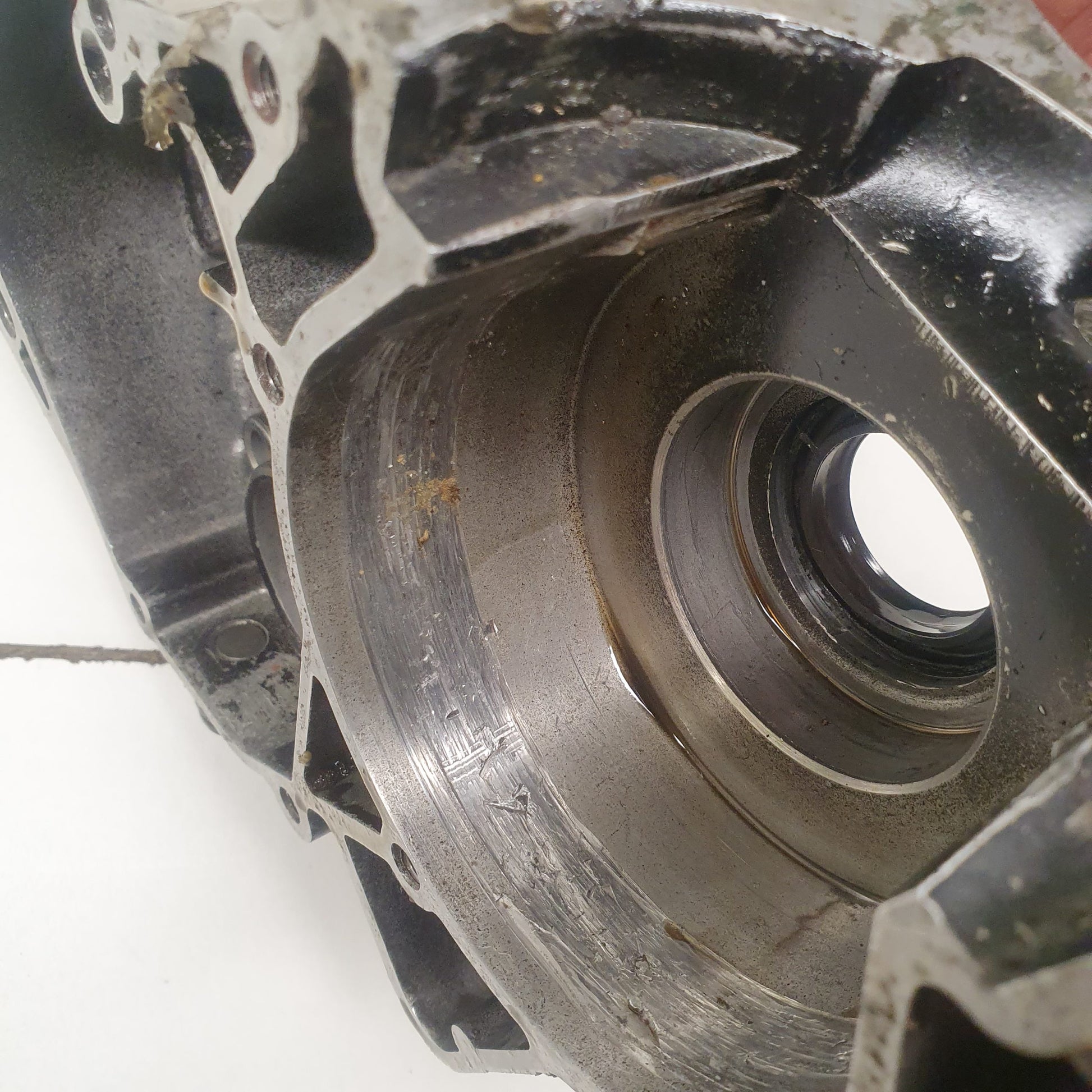 carter moteur gauche yamaha 125 yz 1981-4