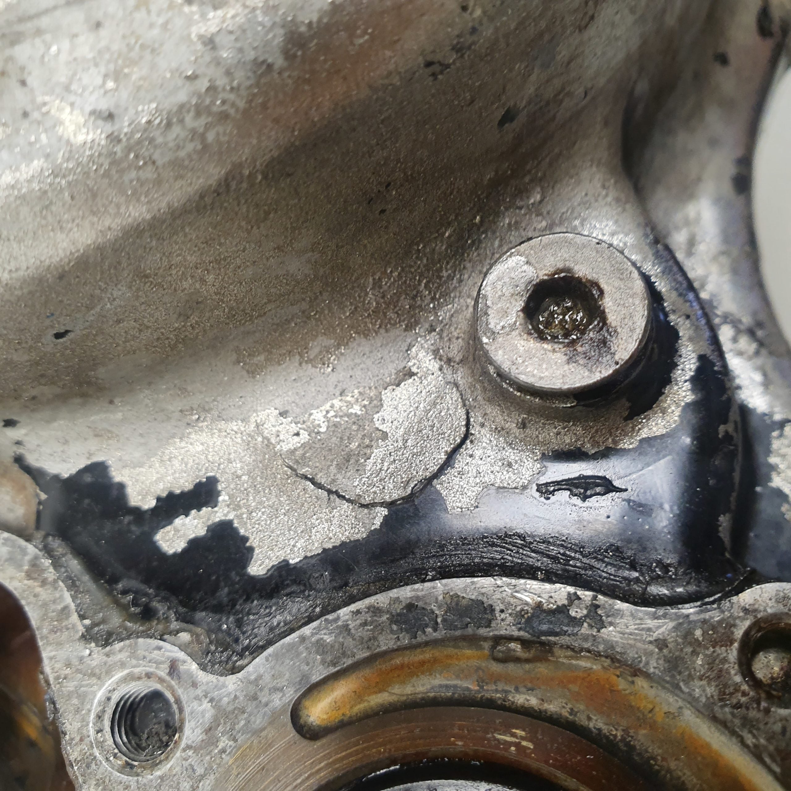 carter embrayage en l'etat yamaha 125 yz 1981-4