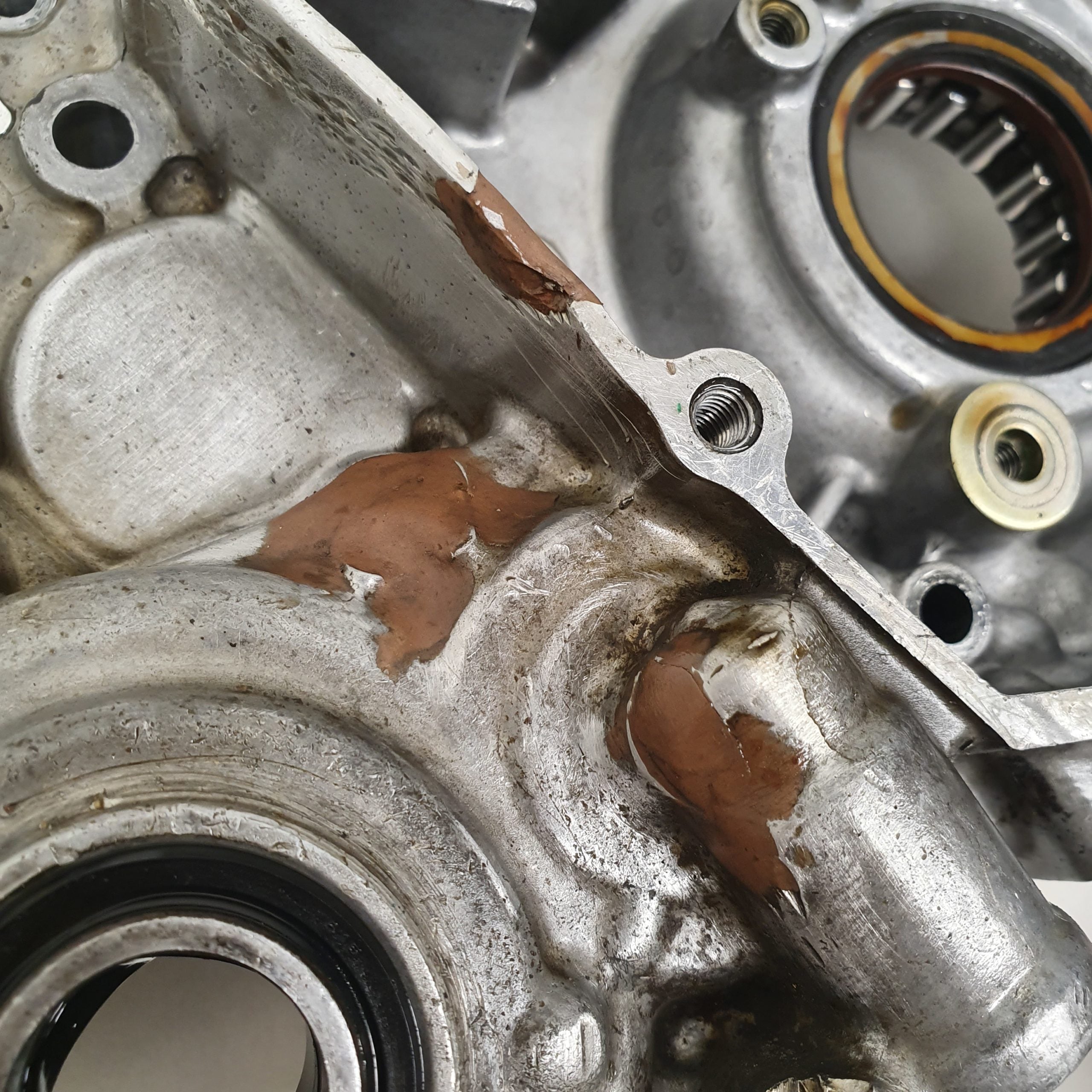 carter moteur gauche honda 250 crf 2004-7