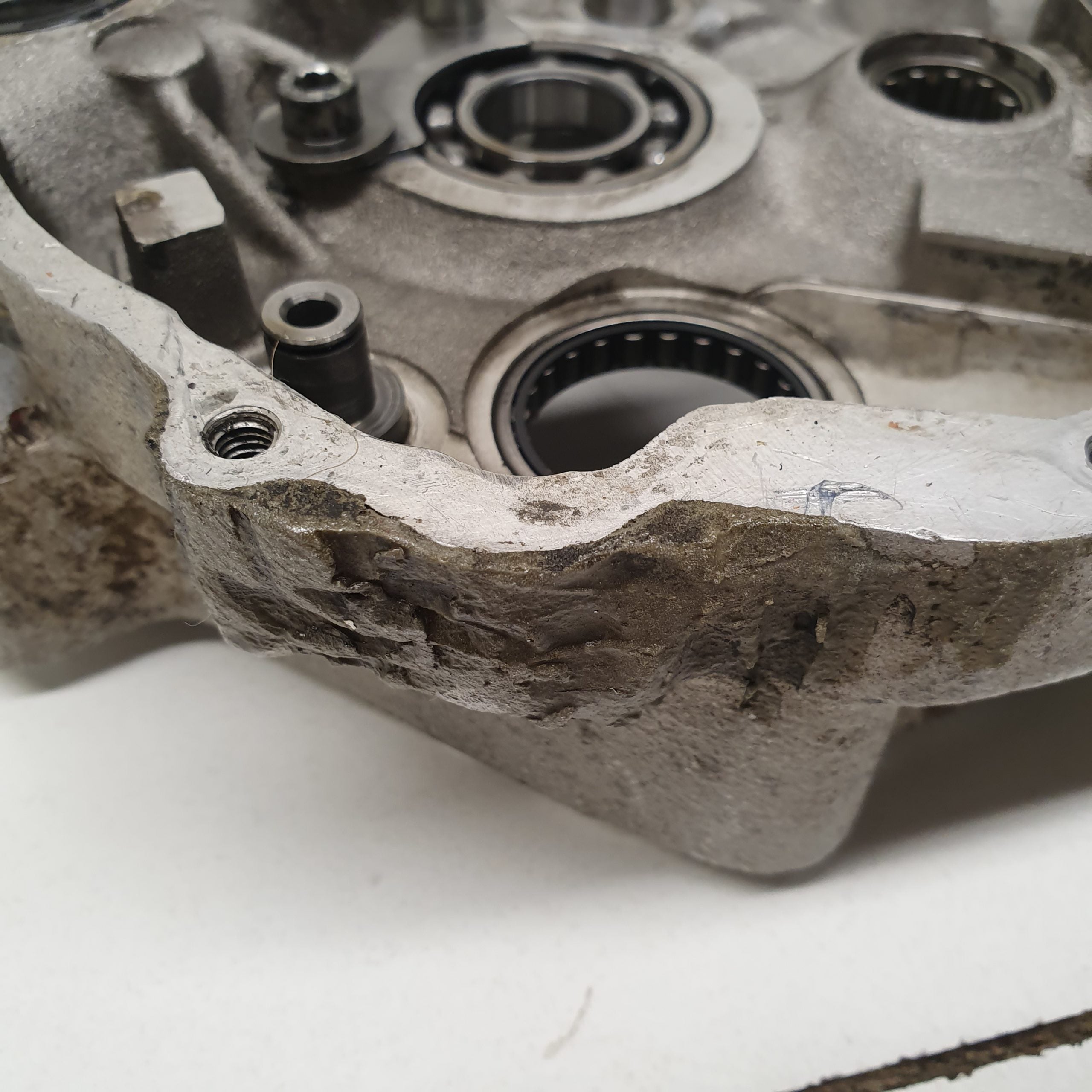 carter moteur gauche ktm 125 gs 89 -91 502-3