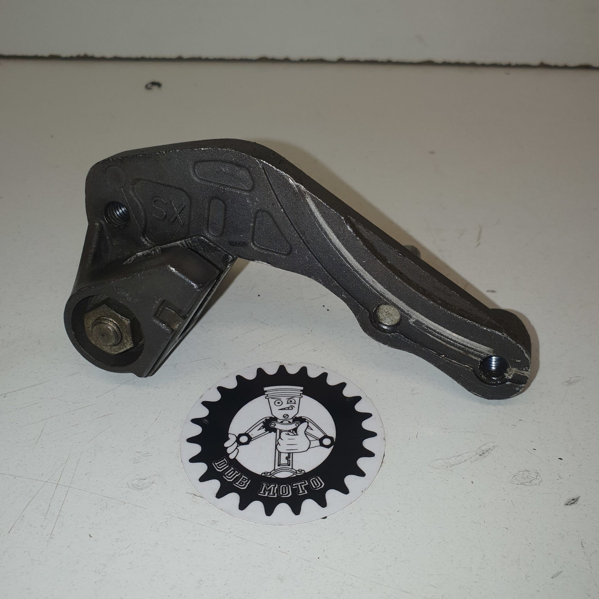 support étrier avant ktm 125 gs 1991-2