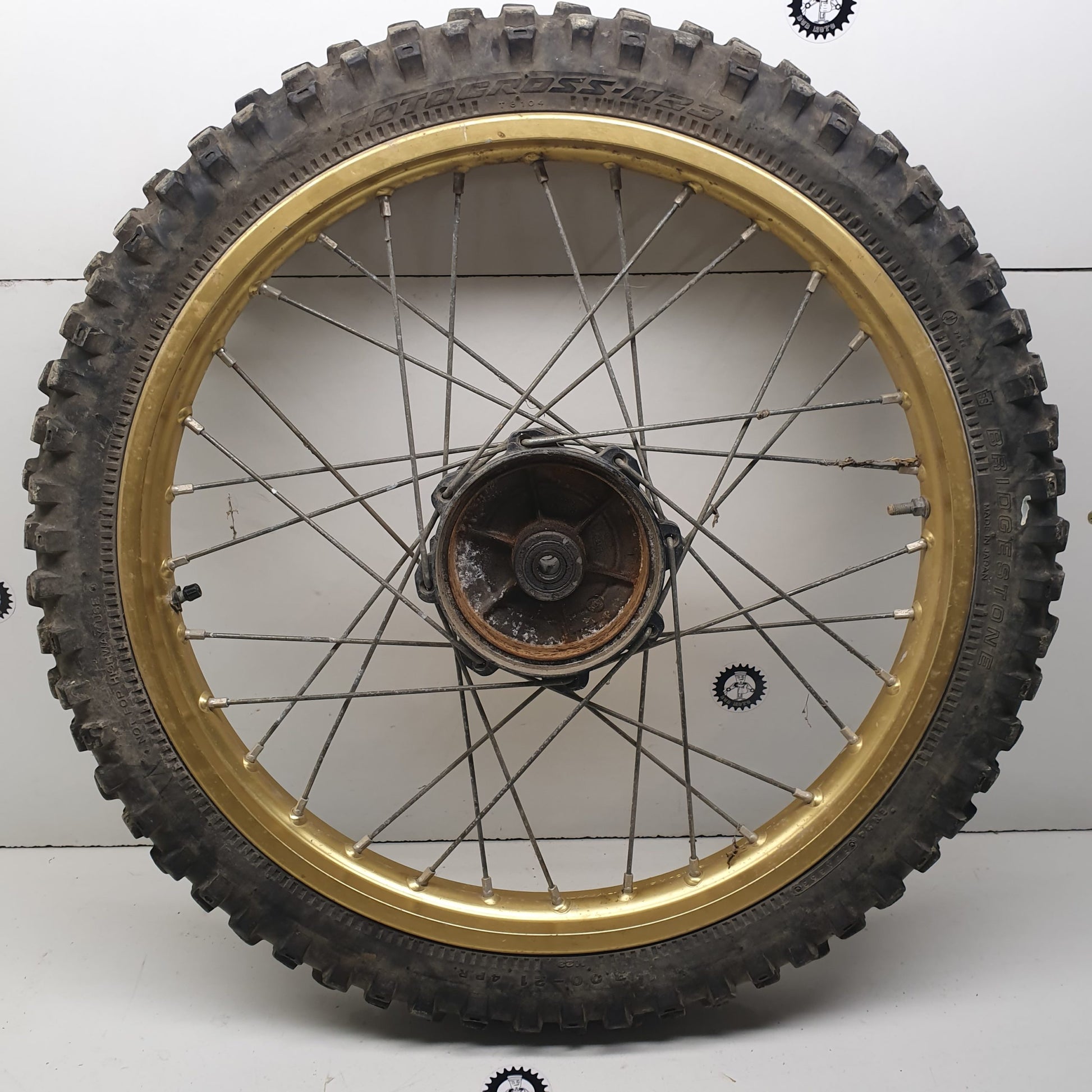 roue avant yamaha 125 yz 43M 1984-4