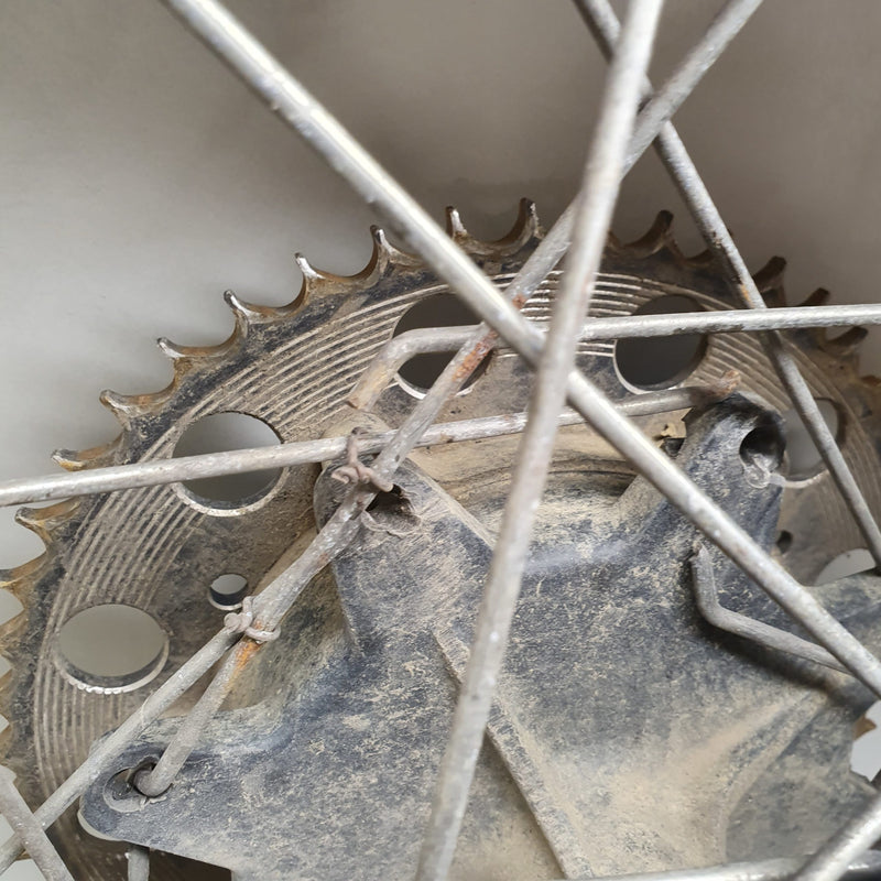 roue arrière yamaha 125 yz 43M 1984-3