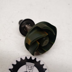 axe pompe a eau yamaha 125 yz 43M 1984-1