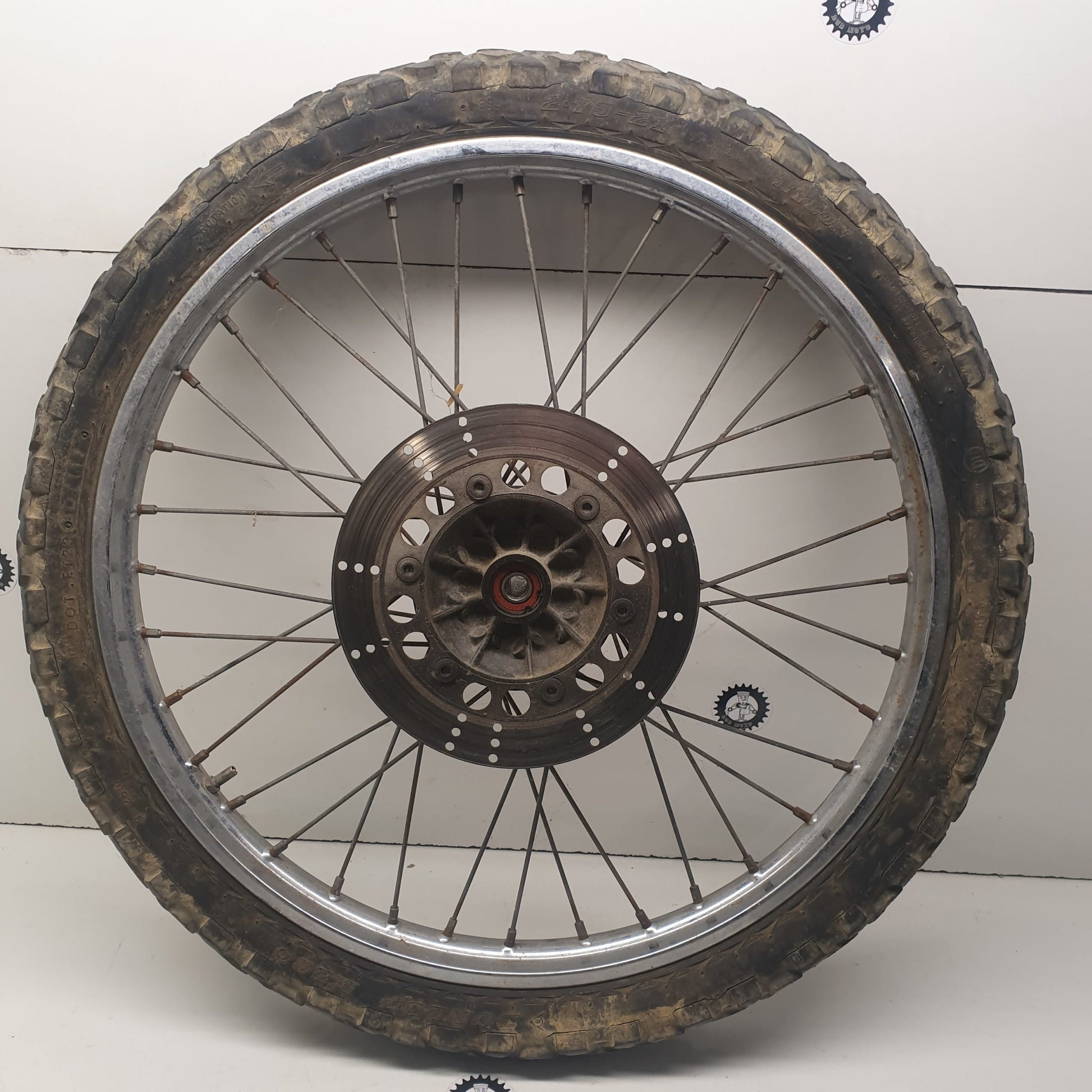 roue avant kawasaki 125 kmx 1988-1