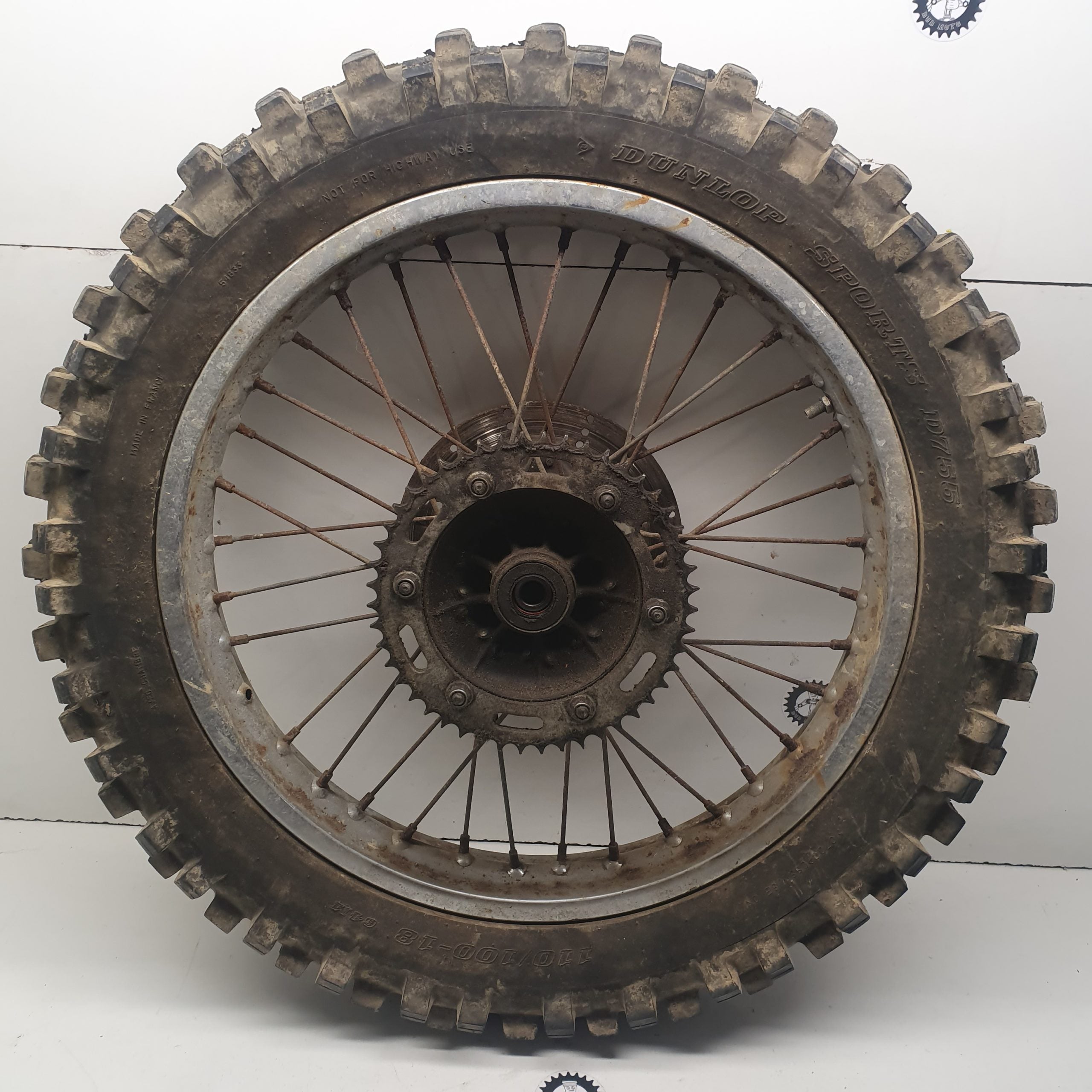 roue arrière kawasaki 125 kmx 1988