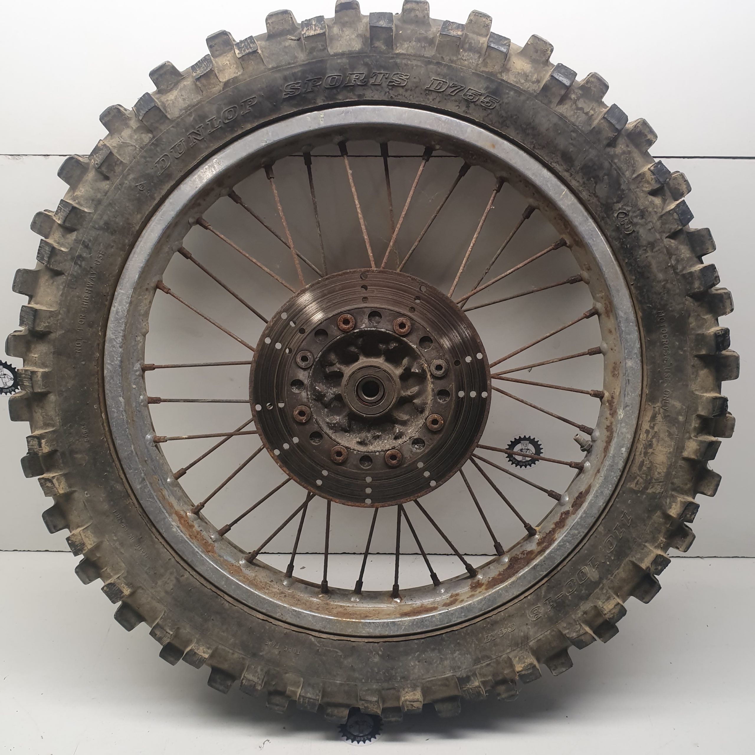 roue arrière kawasaki 125 kmx 1988
