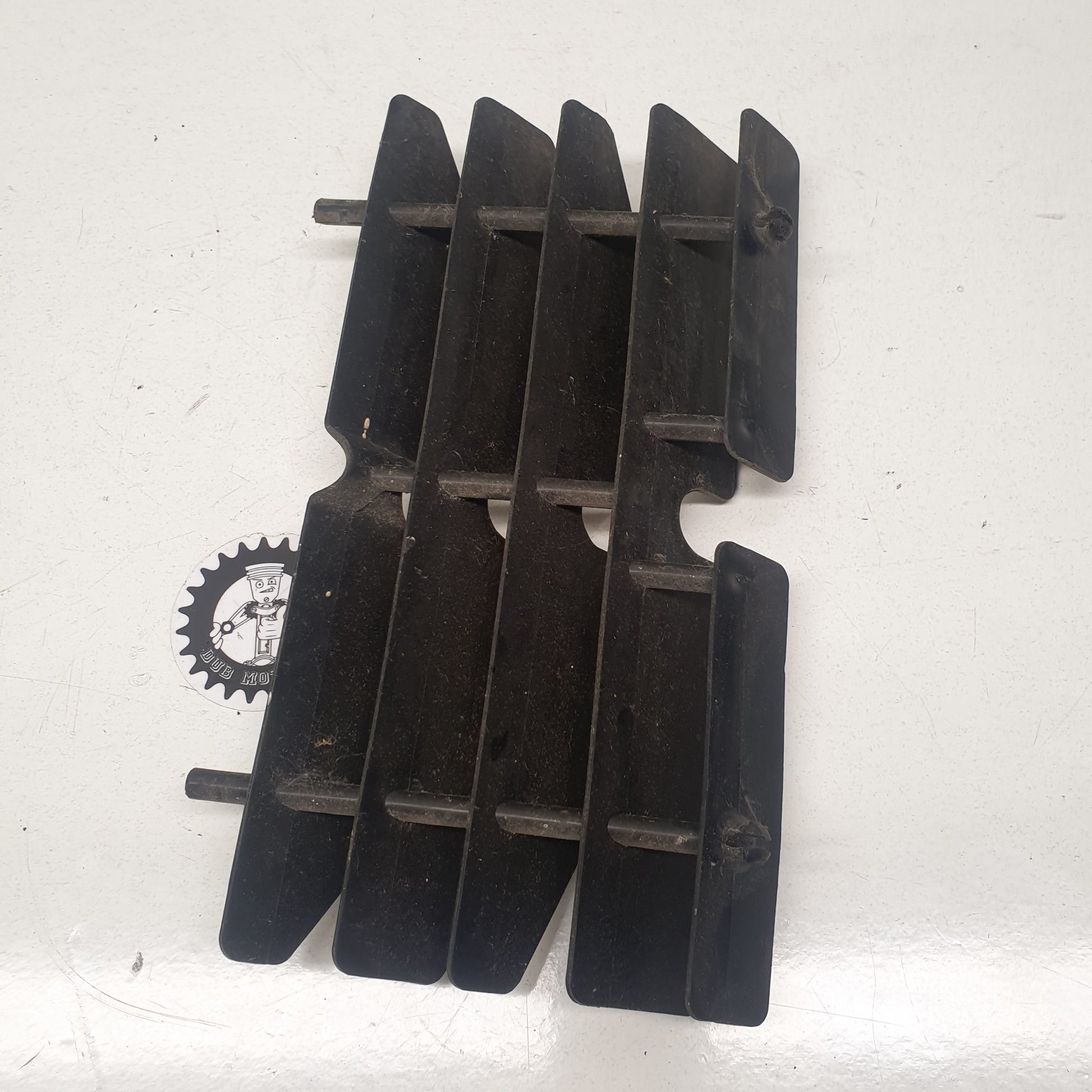 plastique protection radiateur kawasaki 125 kmx 1988-1